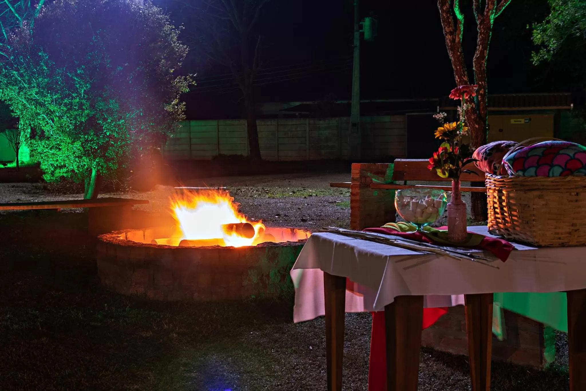 Night in Pousada Pé na Terra