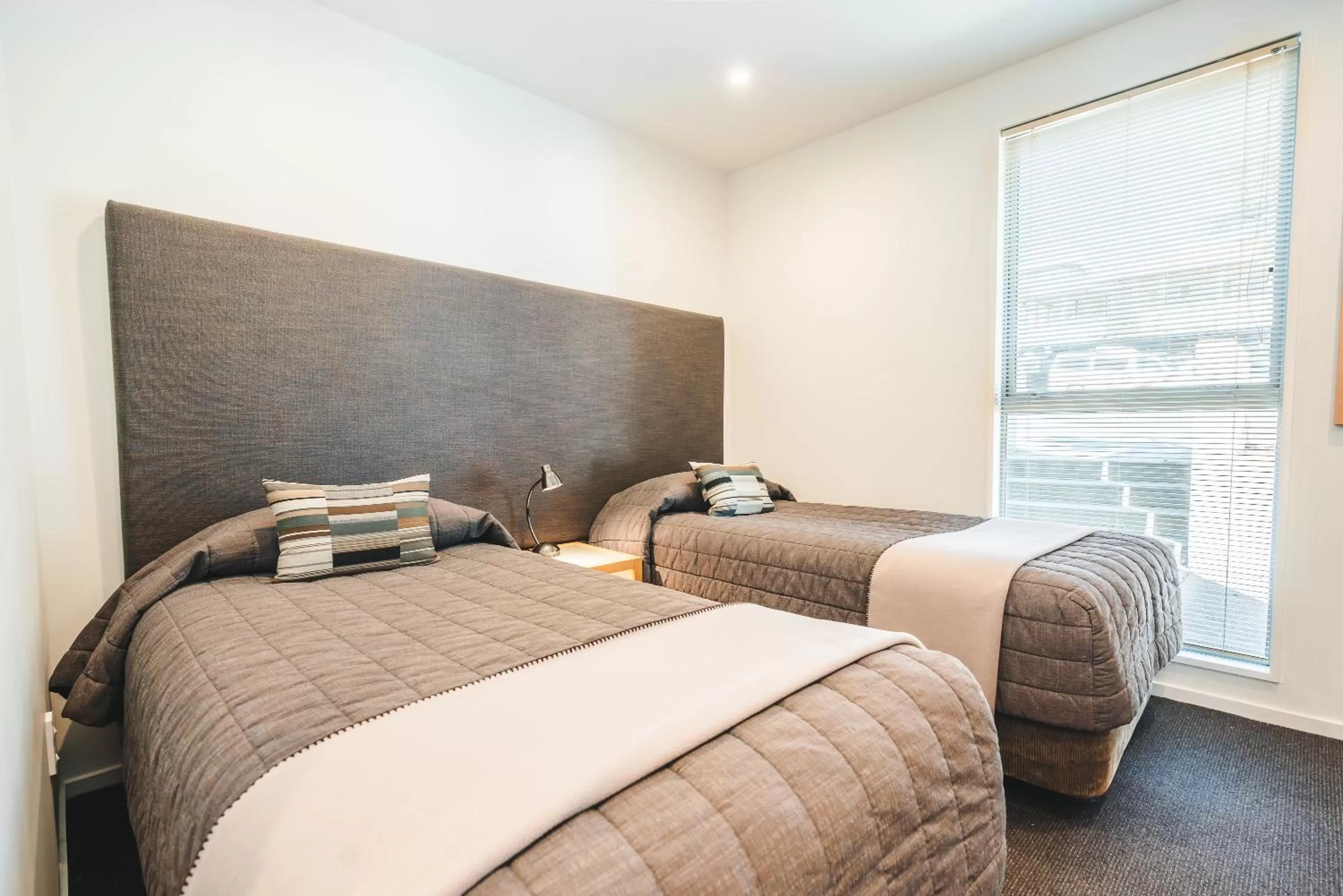 Bed in Blue Peaks Apartments