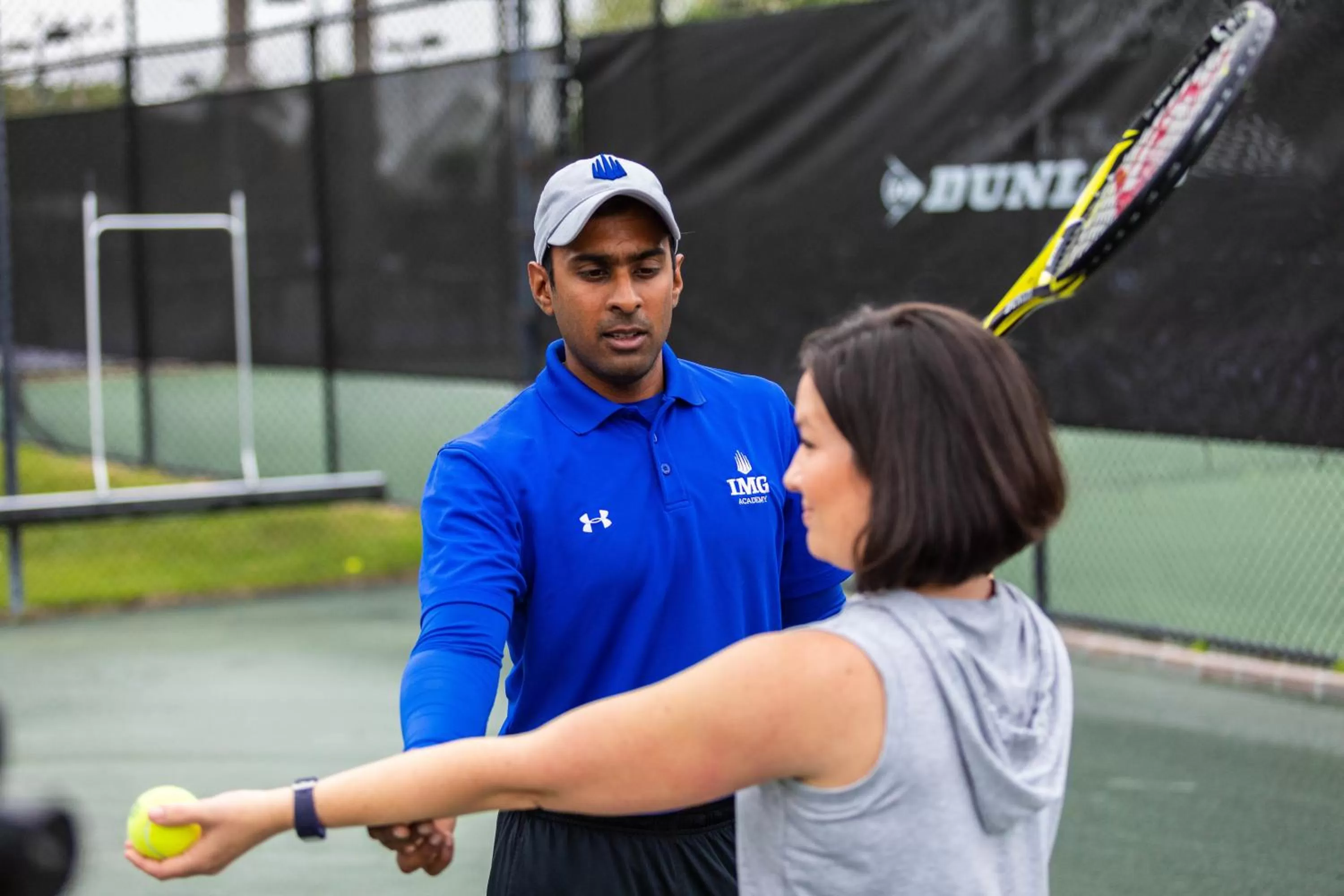 Tennis court in Legacy Hotel at IMG Academy