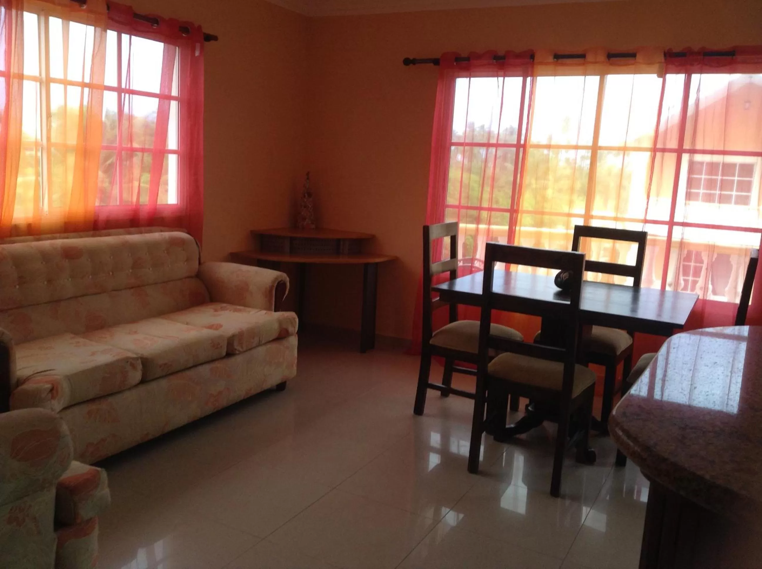 Seating Area in White Sands shared apartments