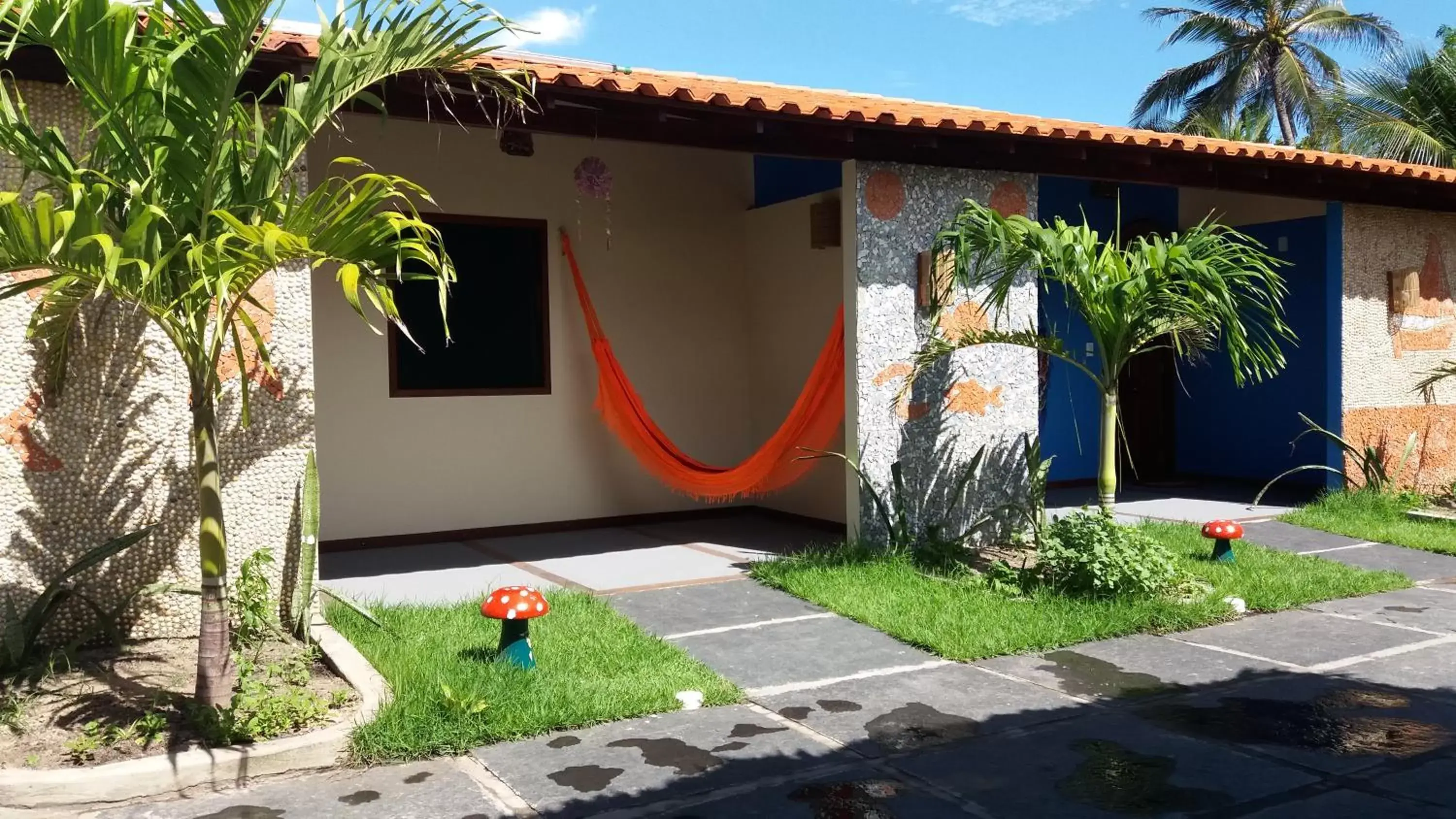 Quadruple Room with Balcony in Pousada vila de pescador Quadruple Room with Balcony in Pousada vila de pescador