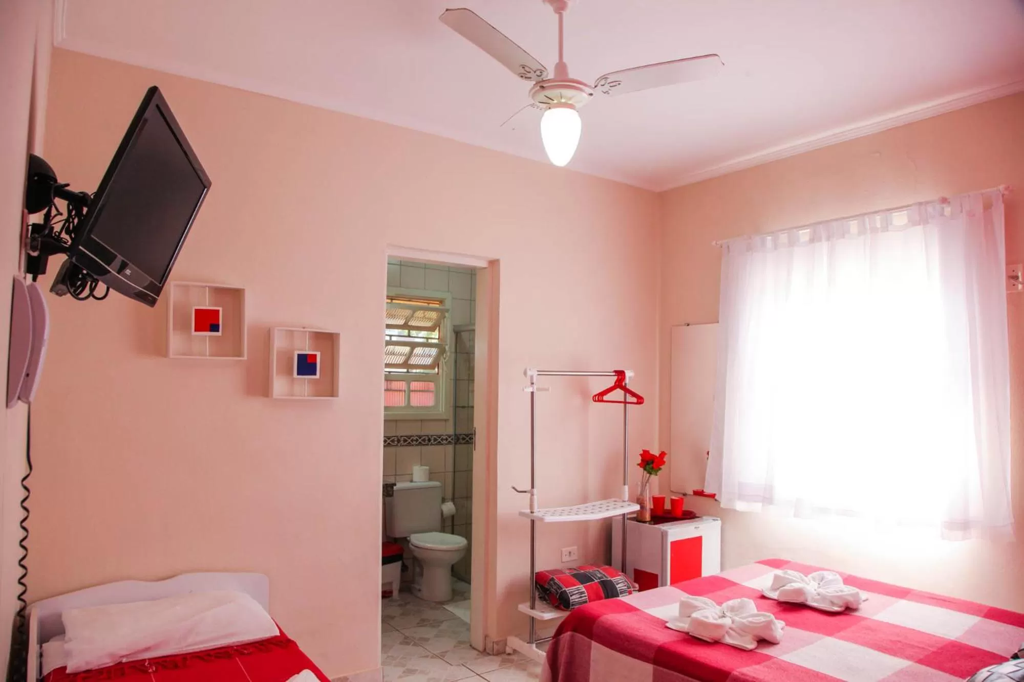 Bed in Pousada Recanto Domus