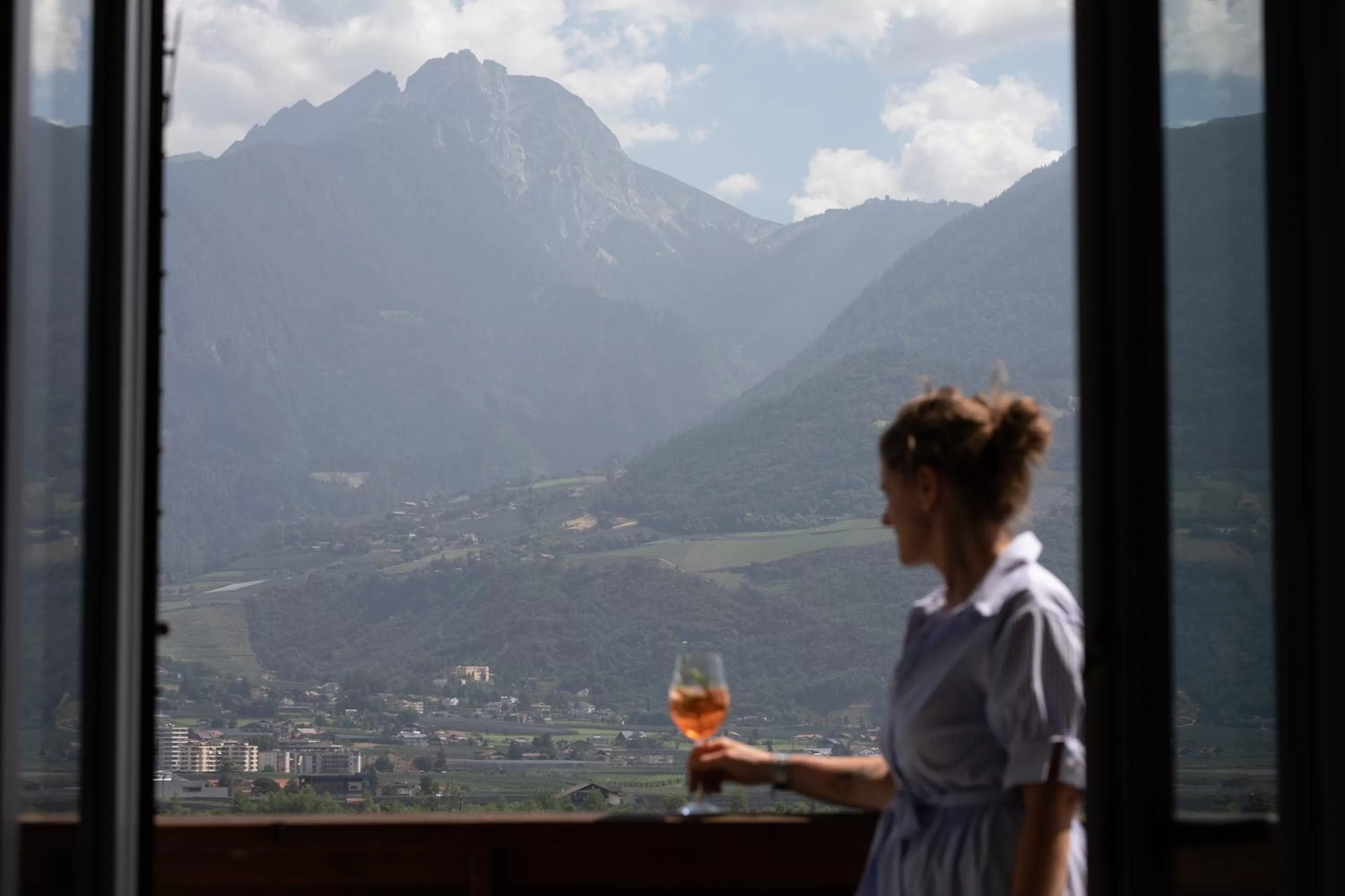 Mountain view in Residence Margreth