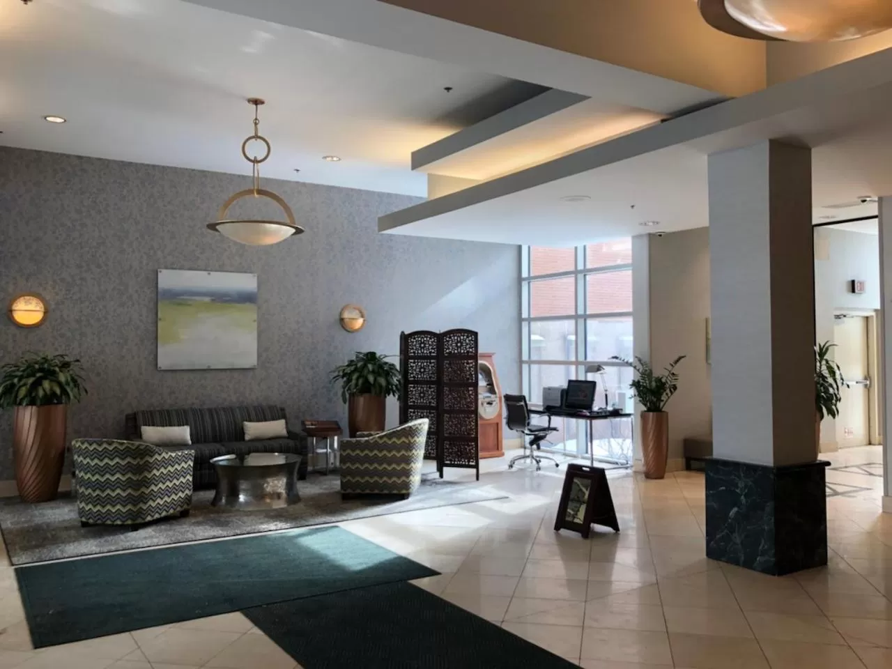 Lobby or reception in Wyndham Garden Buffalo Downtown