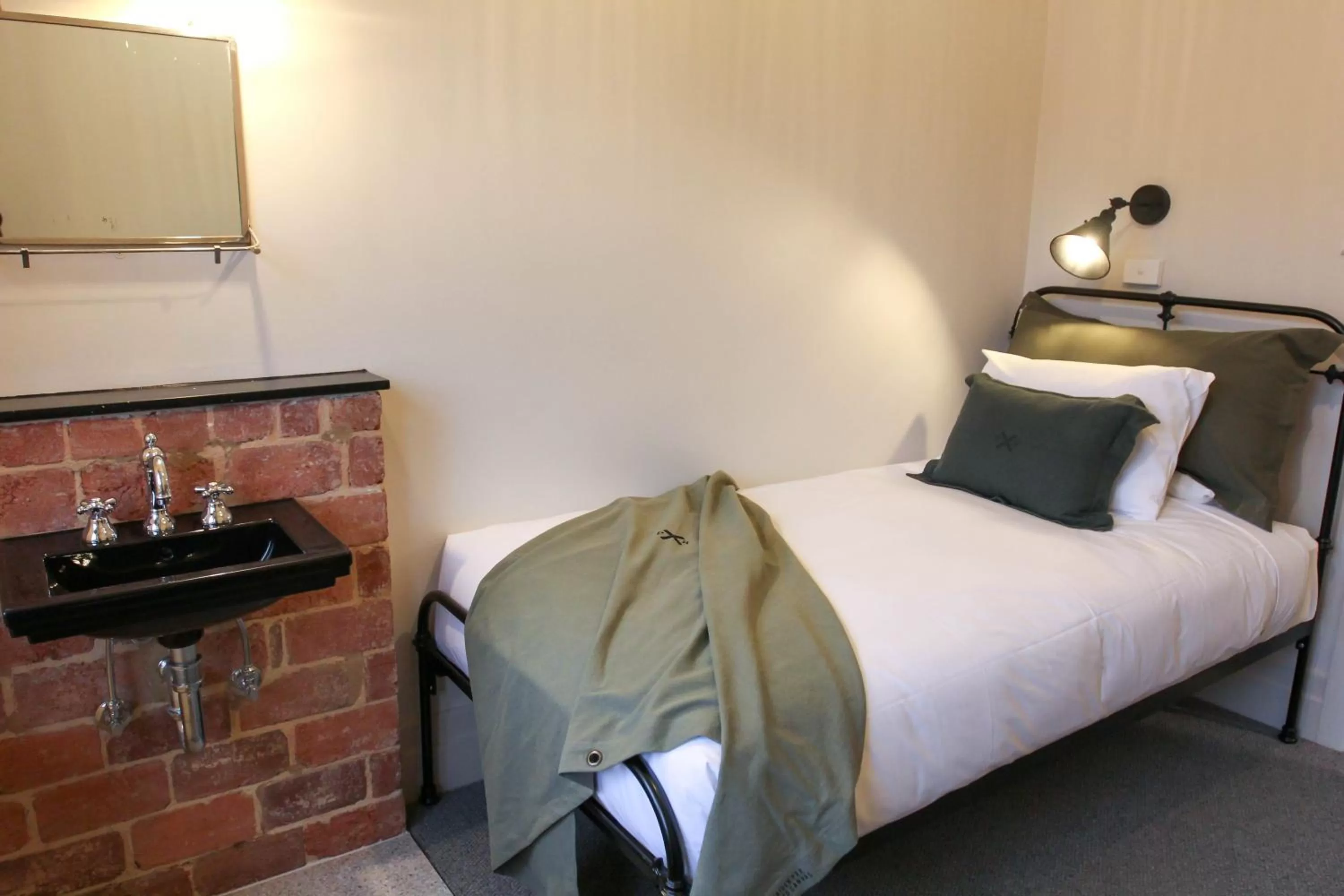 Bed in Alpine Hotel, Eat Drink Sleep