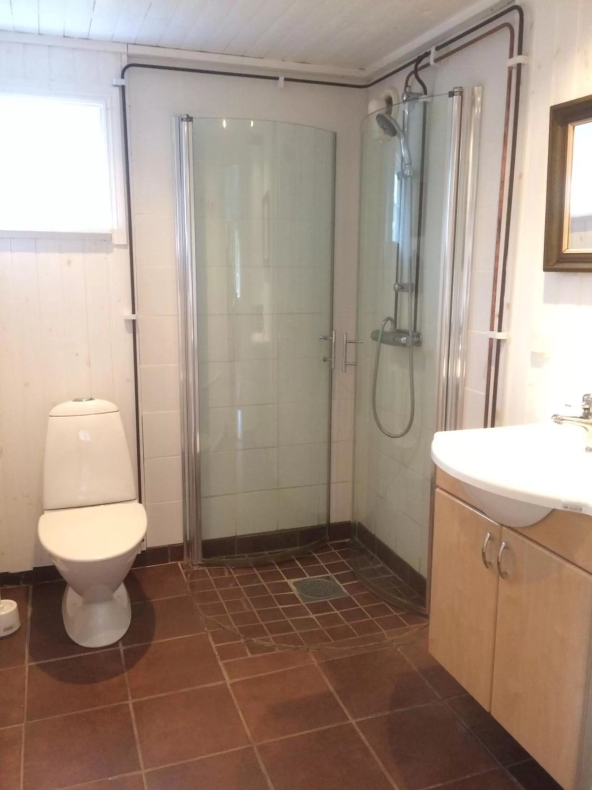 Bathroom in Ölands Yoga Studio & Islandshästar, Stugor & Rum