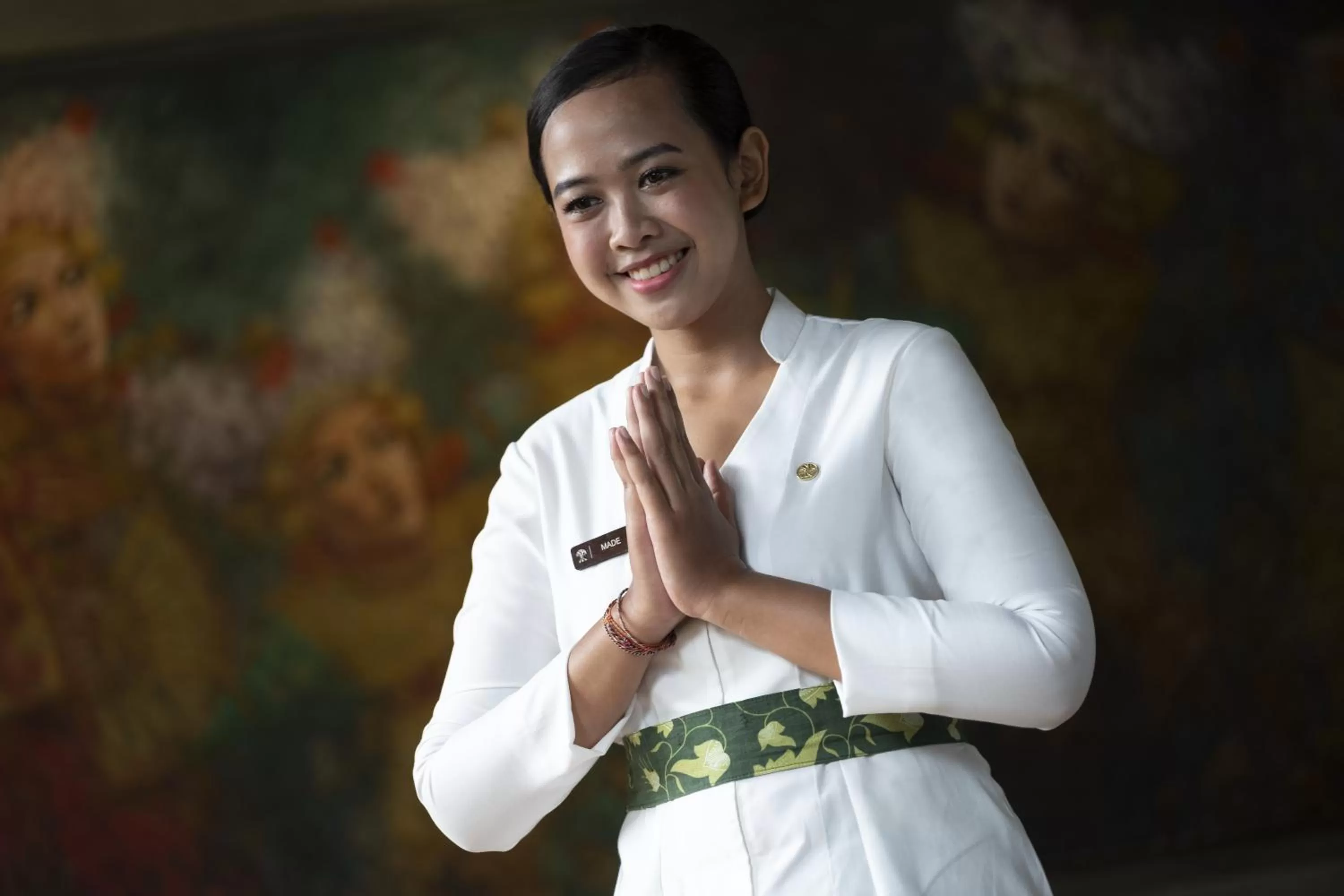 Staff in Adiwana Resort Jembawan