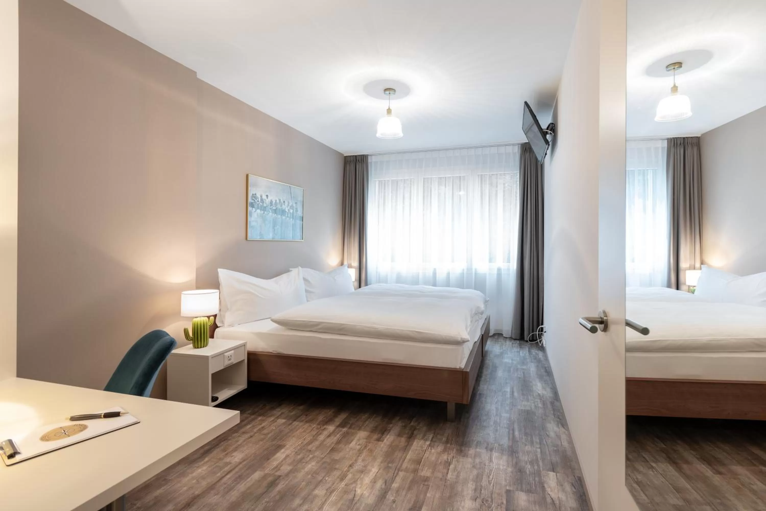 Bed in Hotel Birsighof Basel City Center