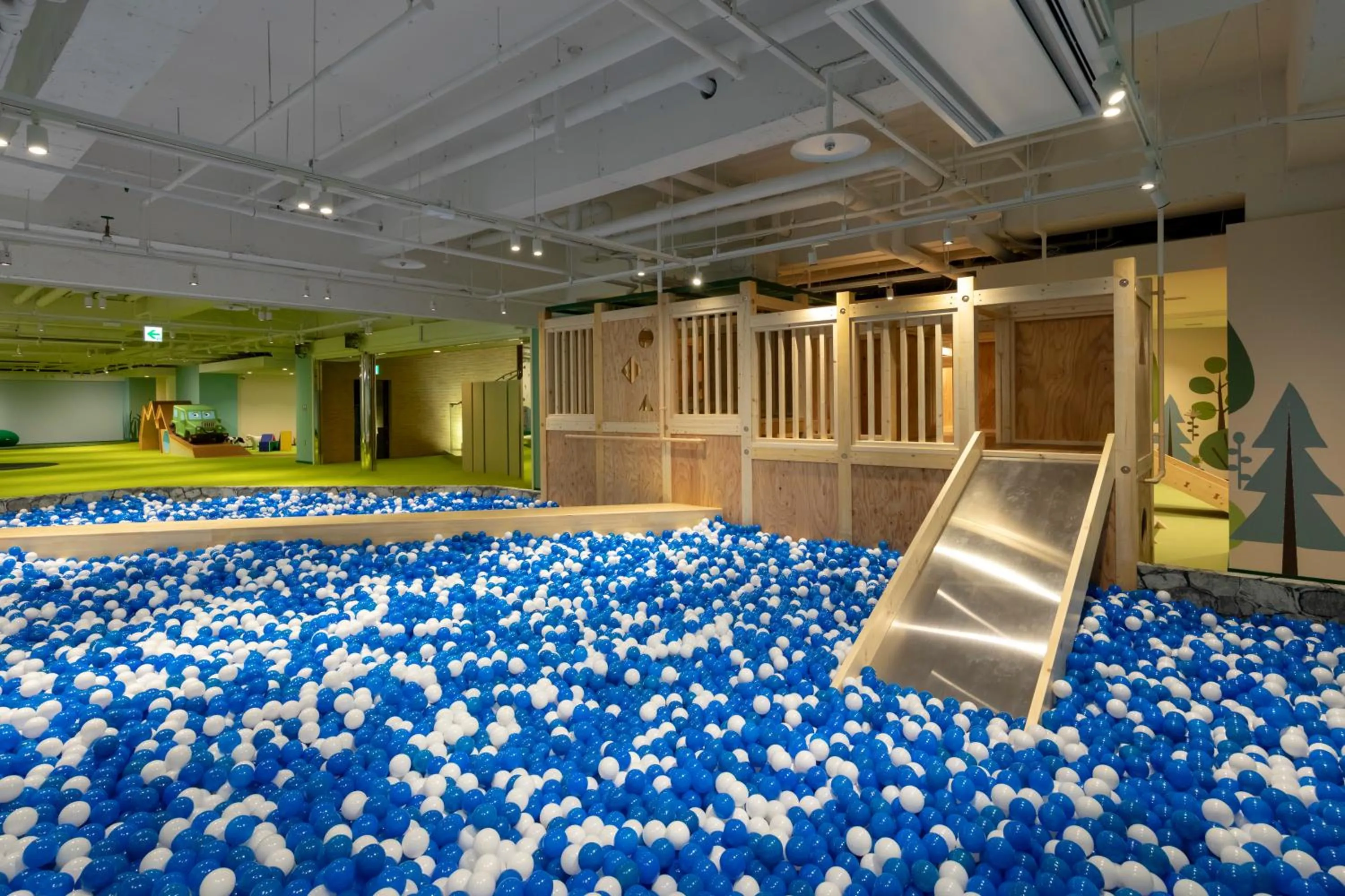 Children play ground in Kitayuzawa Mori no soraniwa