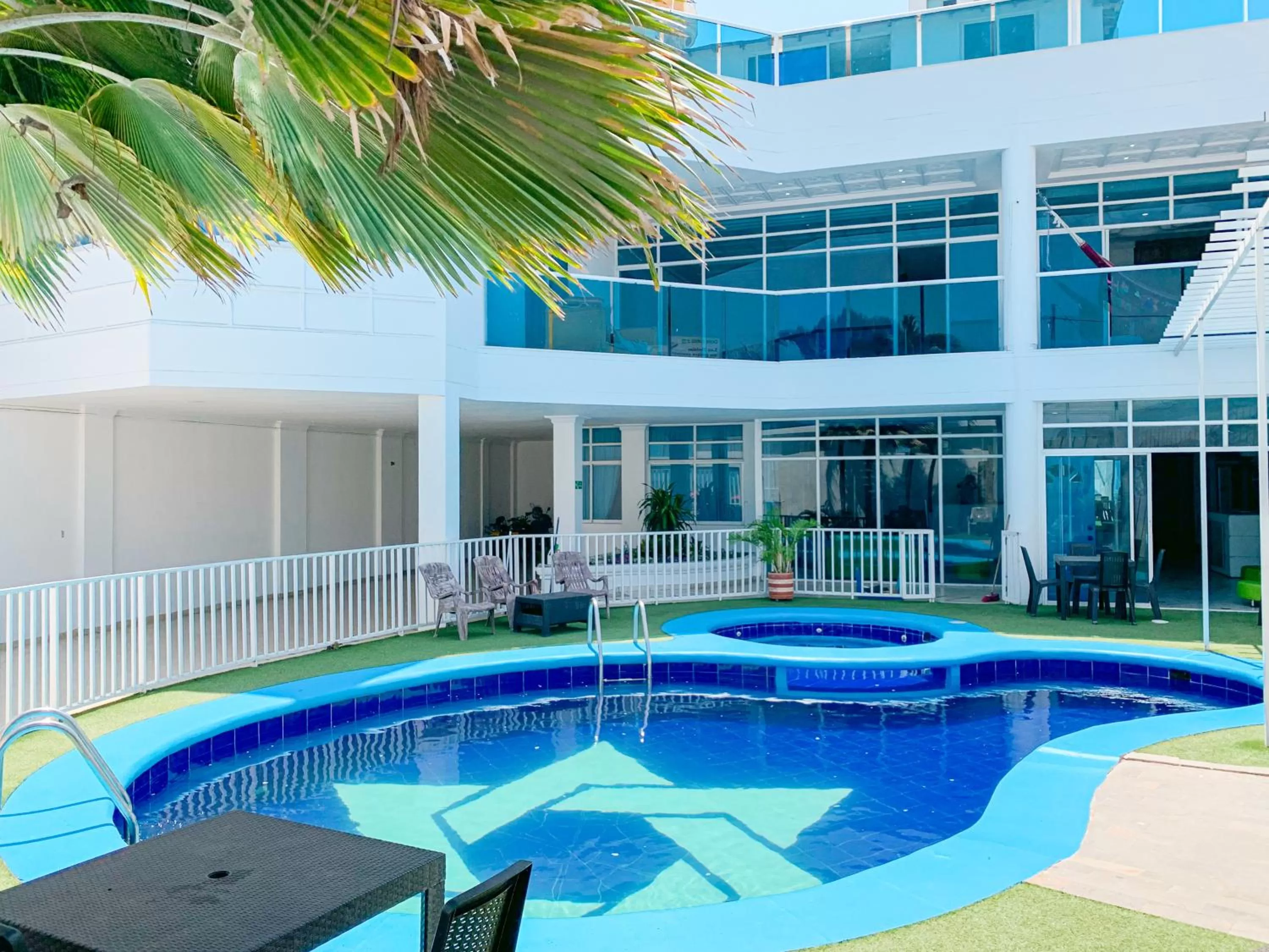 Pool view in Hotel Abi Inn By GEH Suites