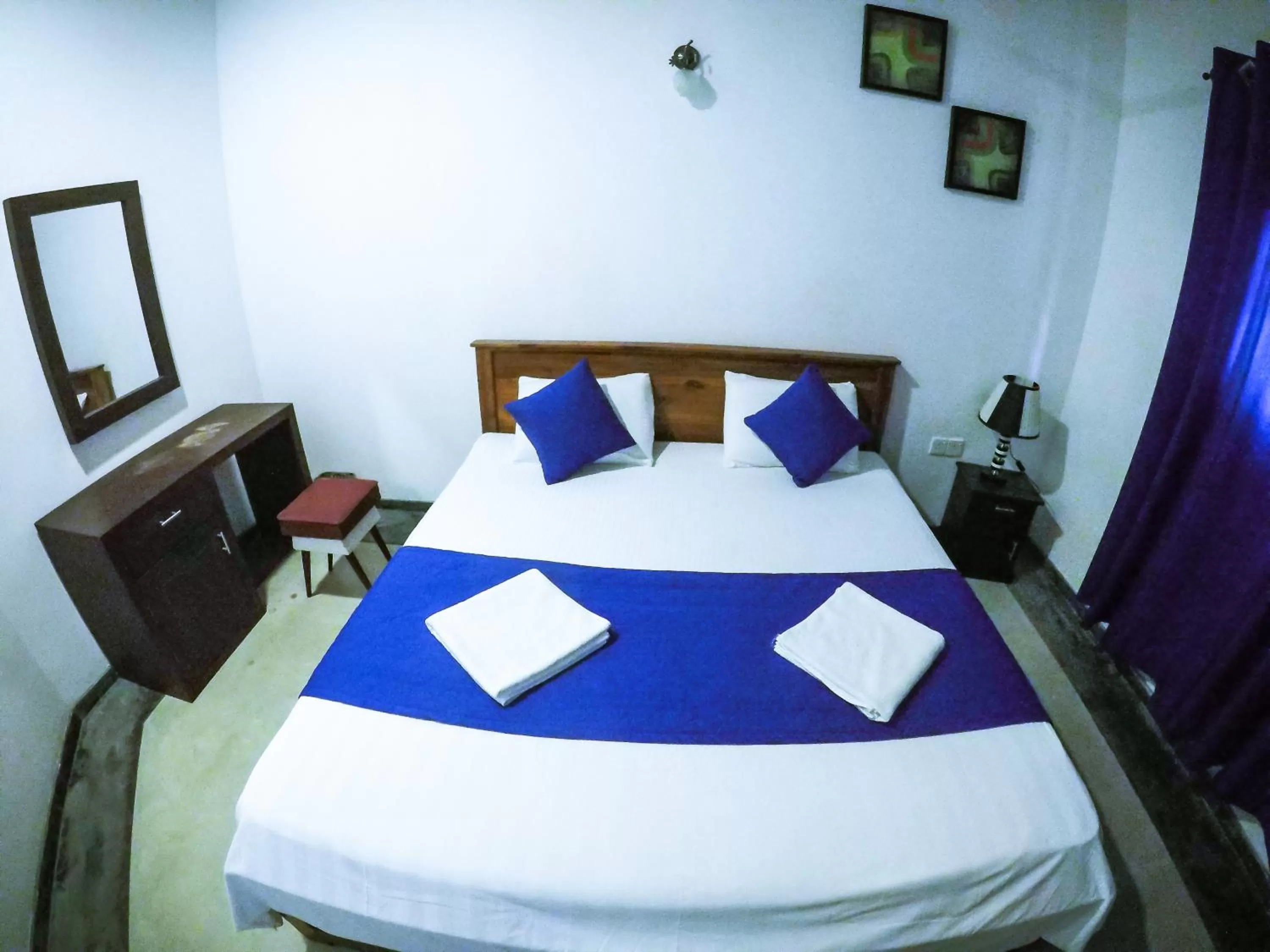 View (from property/room), Bed in Mirissa Blue Whale Holiday Hotel