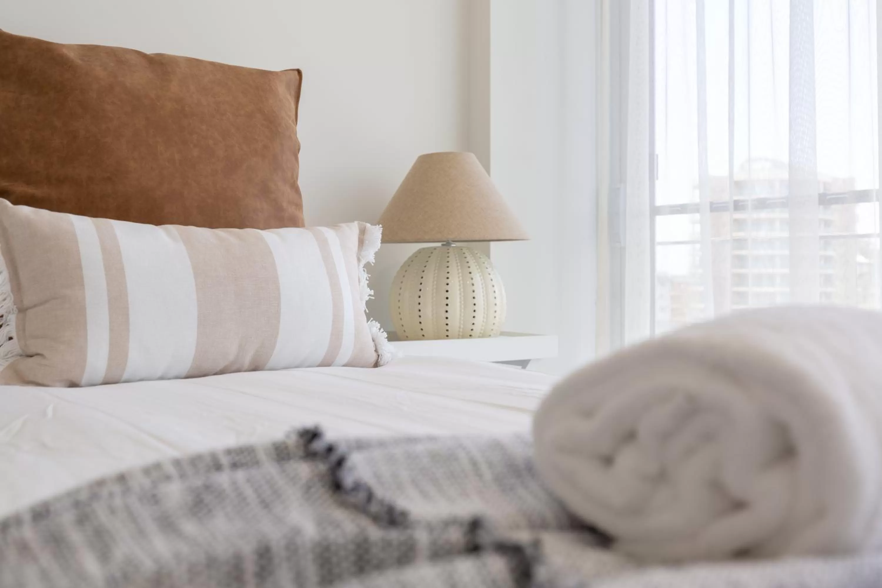 Bed in Astina Suites, Forster