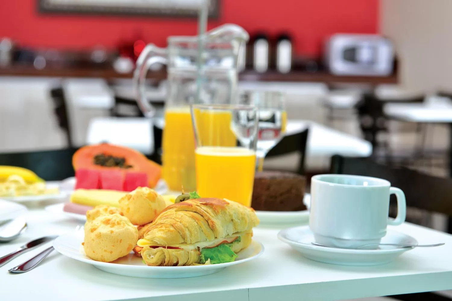 Food and drinks in Domus Hotel Cidade Nobre - Ipatinga