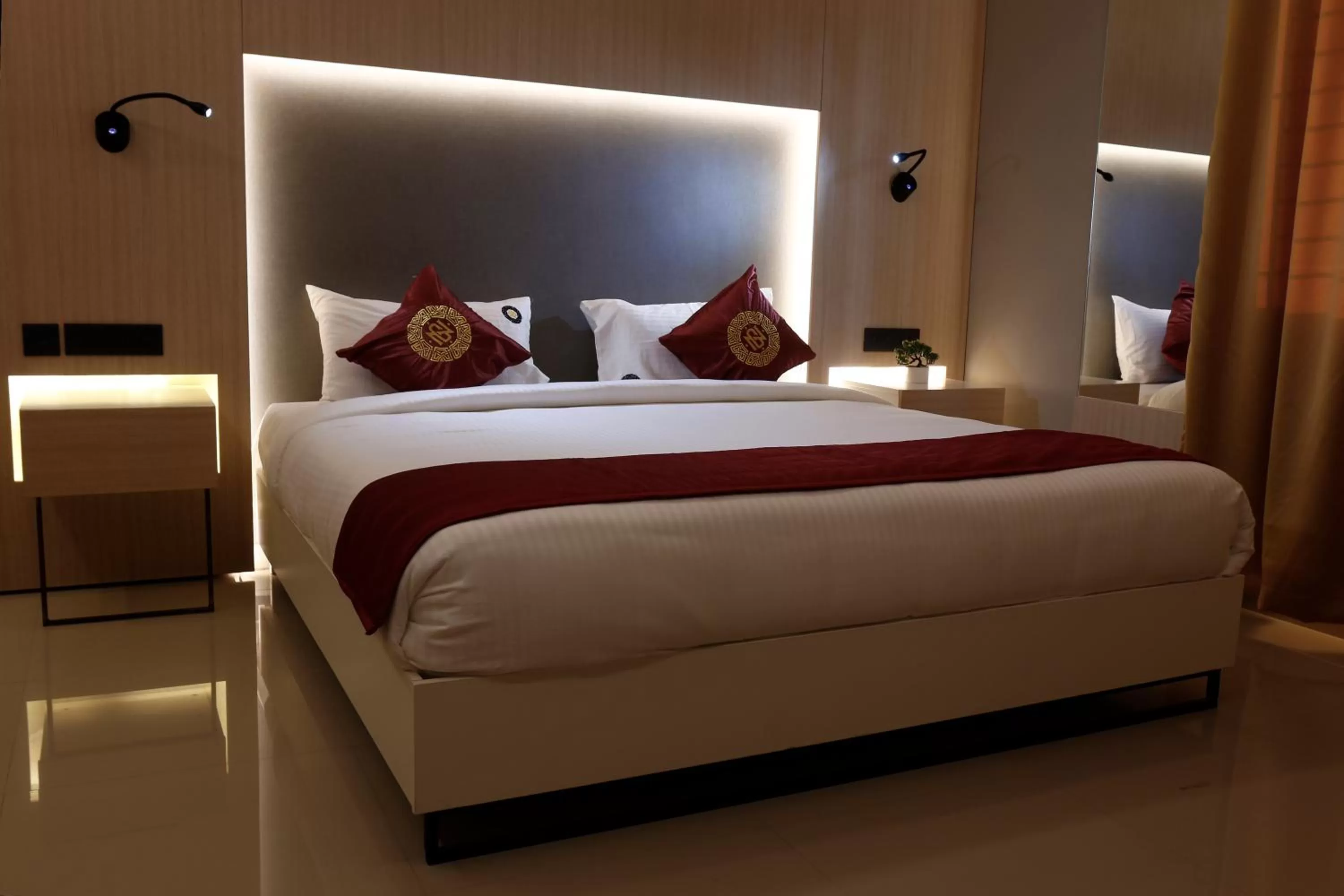 Bed in Noor jehan's Grand Noor