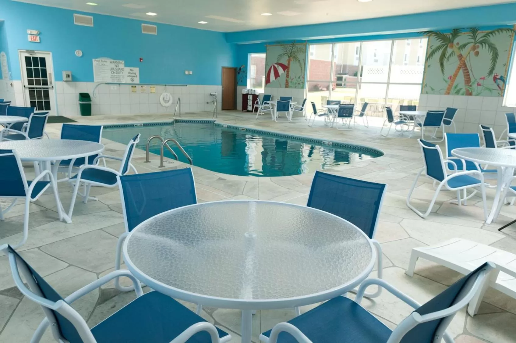 Swimming pool in Holiday Inn Express Hotel & Suites Bloomington-Normal University Area by IHG