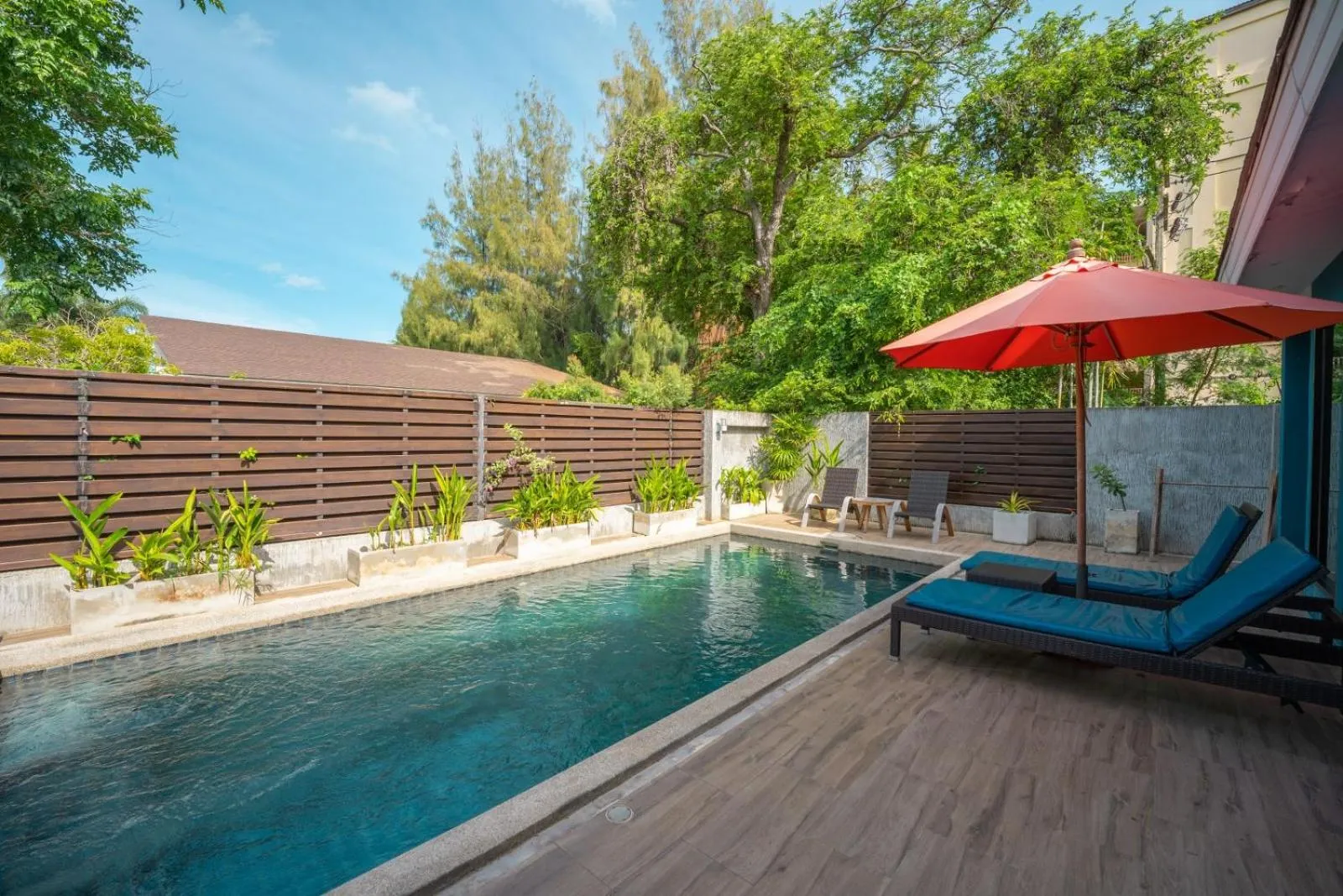 Swimming pool in Coral Tree Villa Huahin