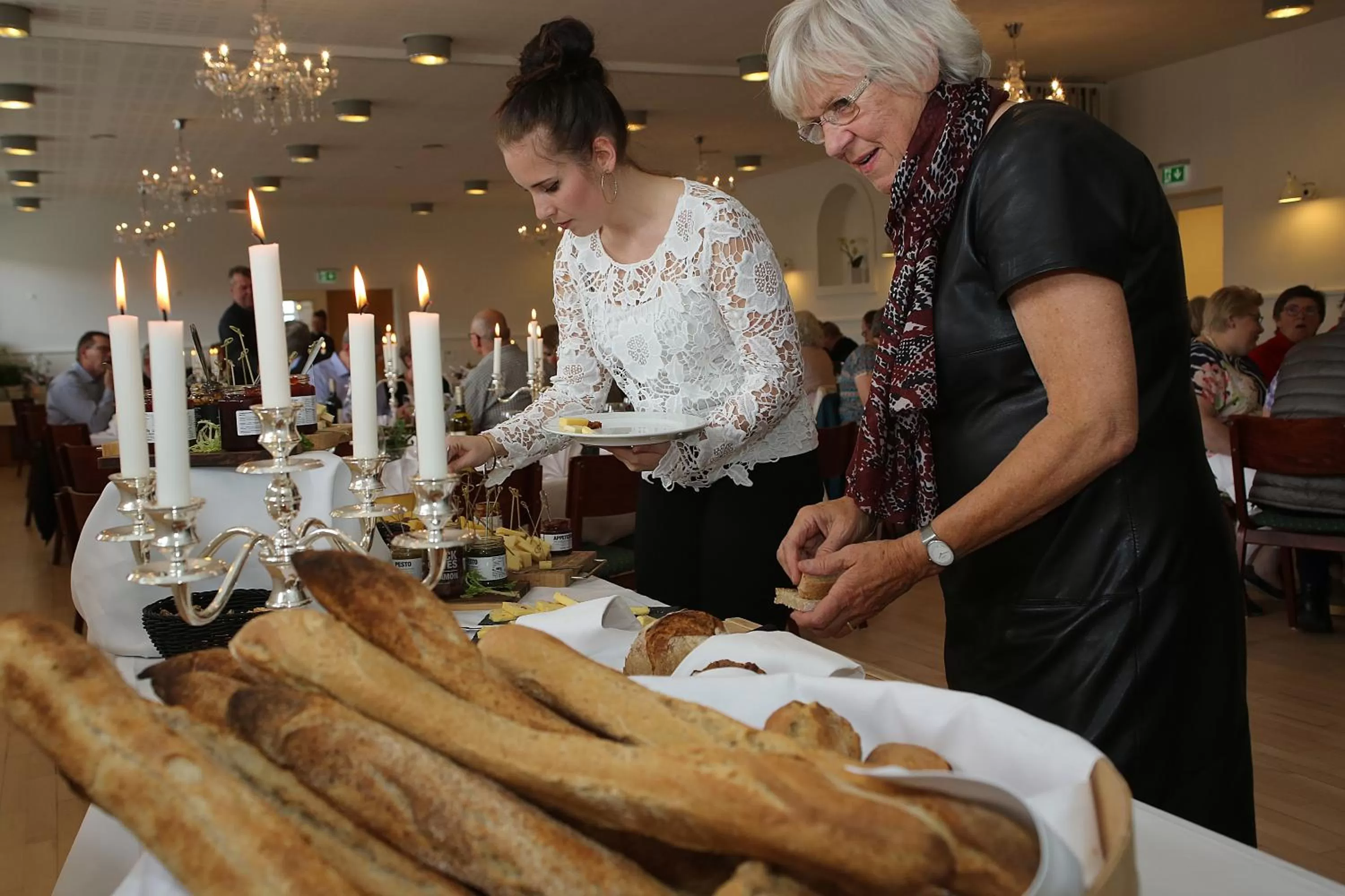 Buffet breakfast in Refborg Hotel