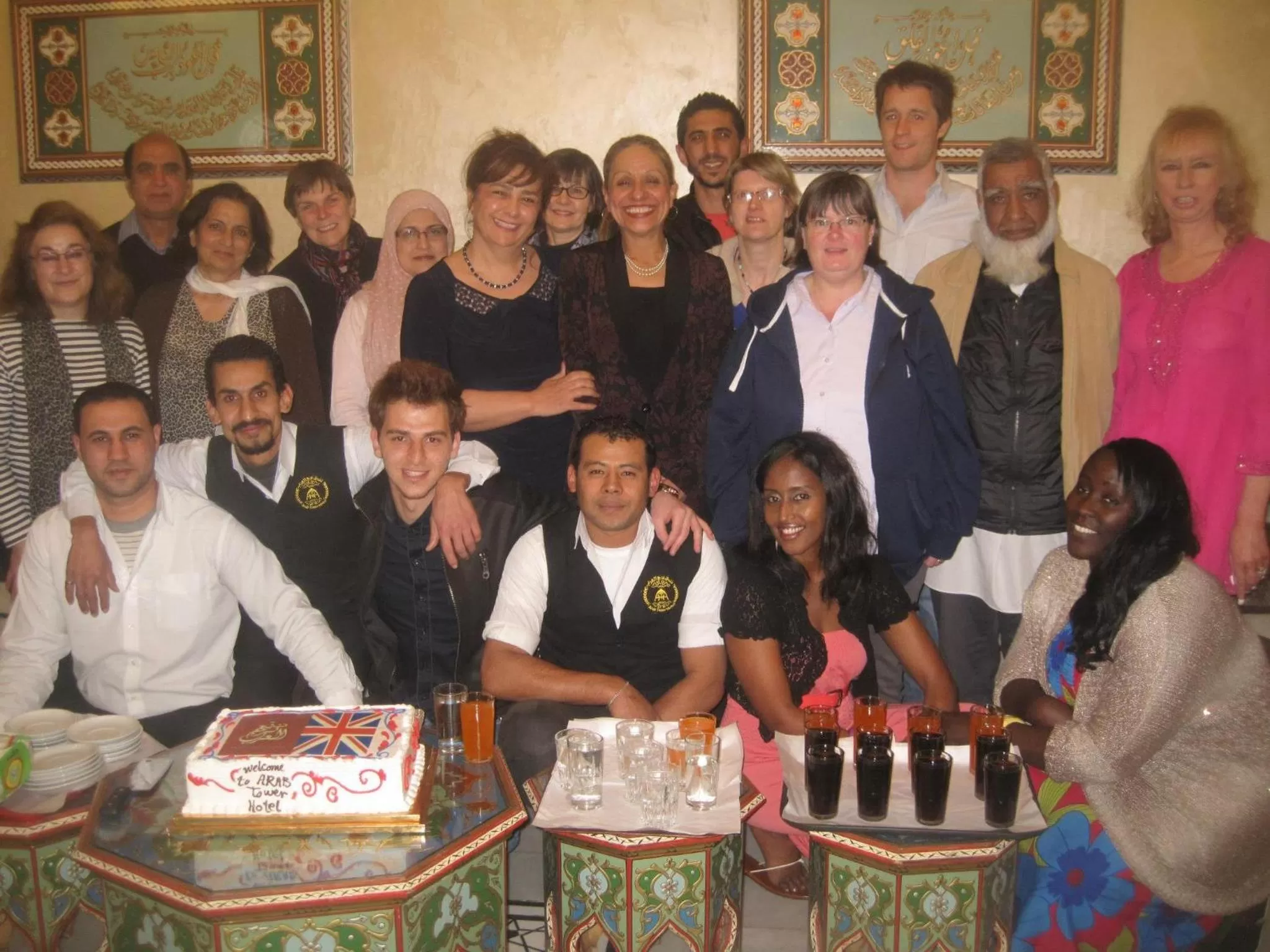 Staff in Arab Tower Hotel