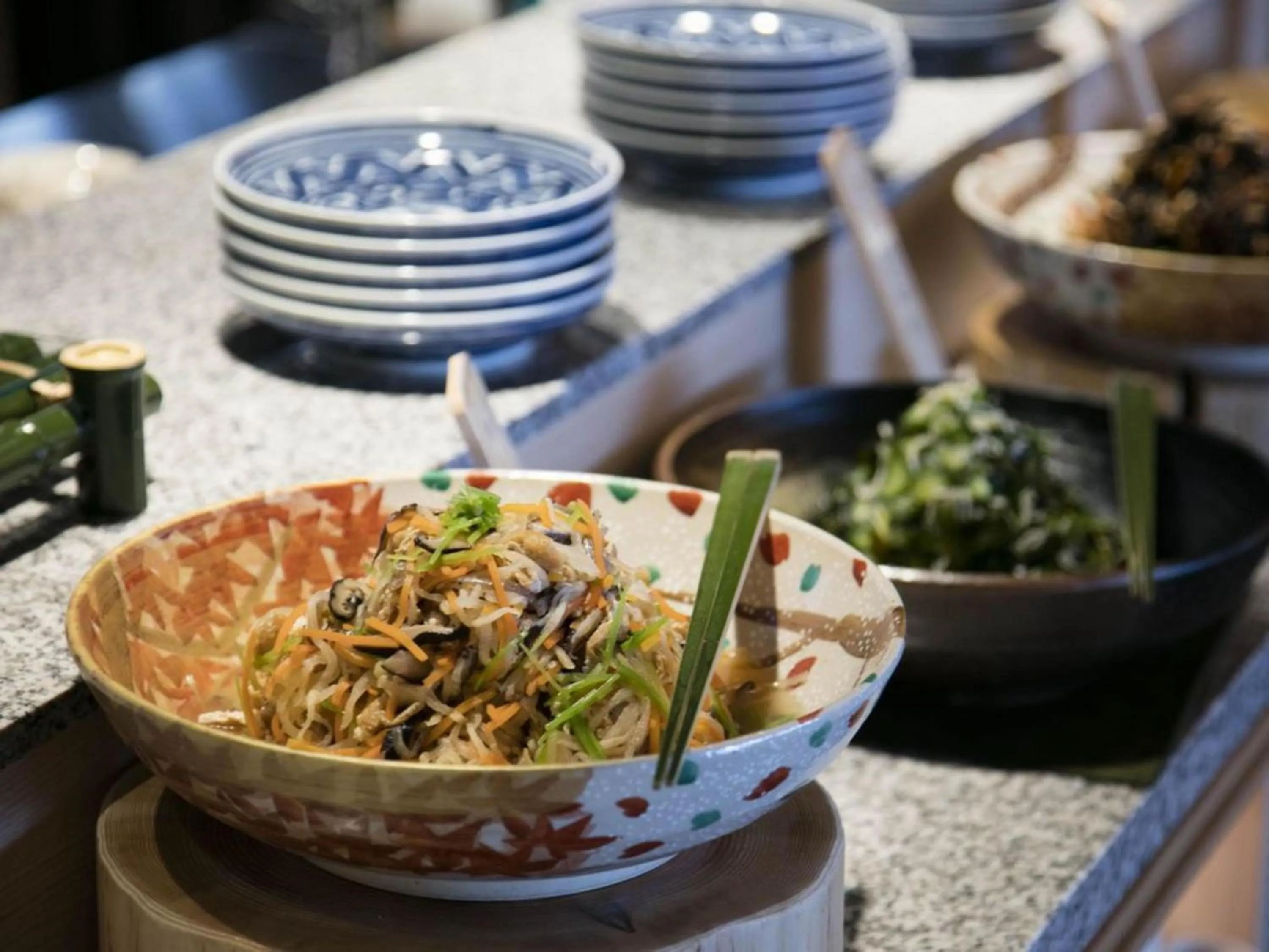 Food close-up in Kobe Minato Onsen Ren
