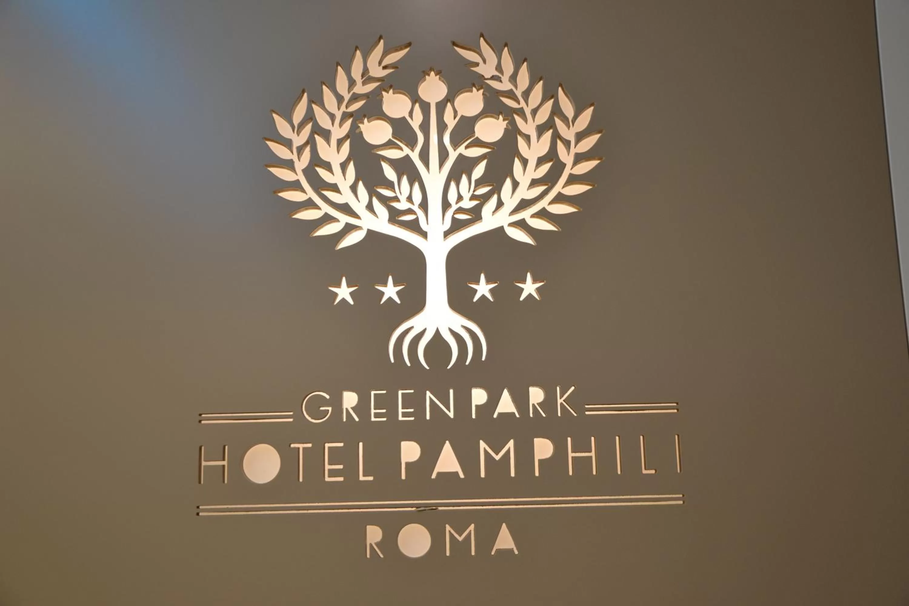 Property logo or sign in Ele Green Park Hotel Pamphili