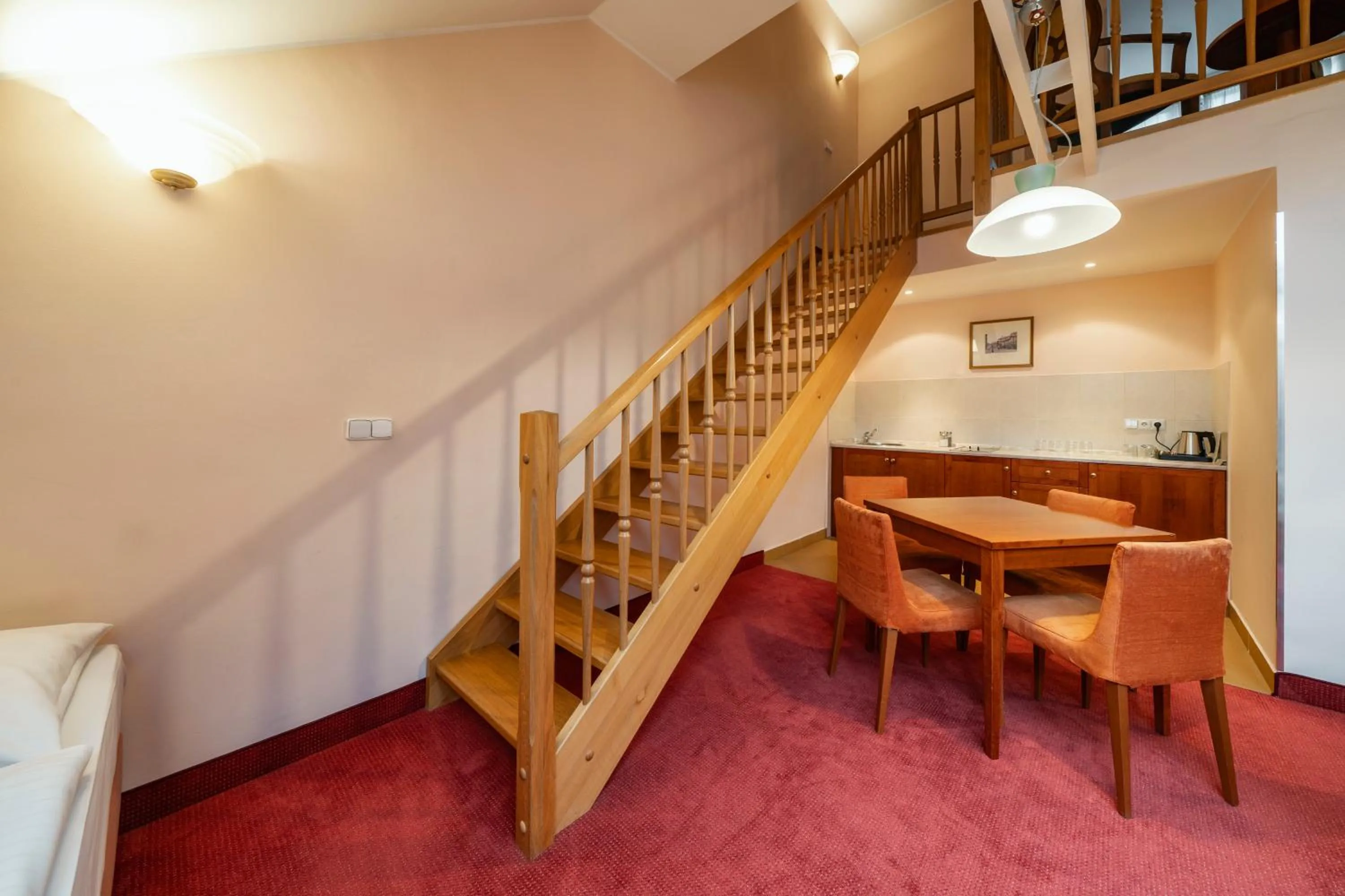 Living room in Hotel Raffaello Prague