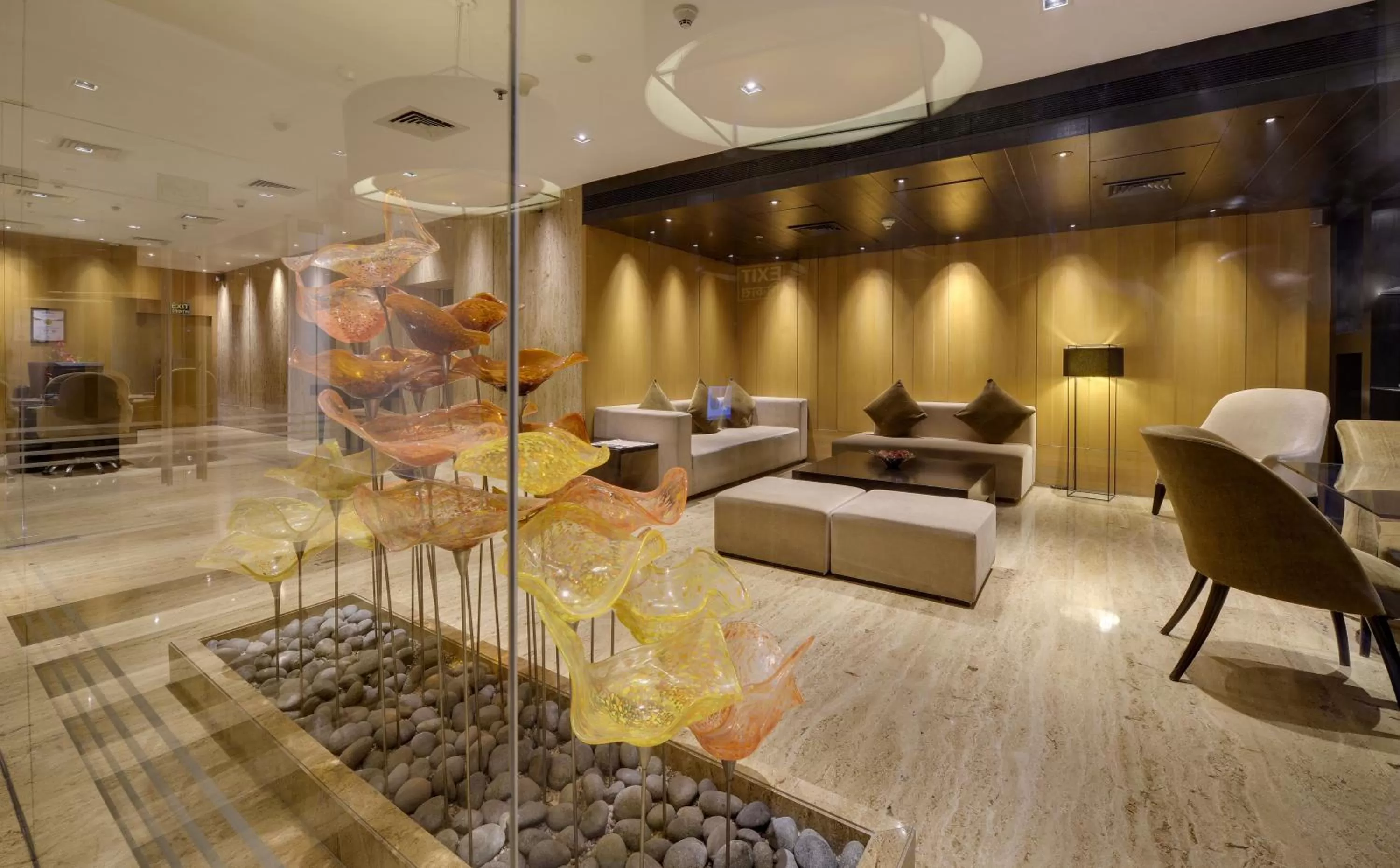 Seating area in Svelte Delhi, a member of Radisson Individuals