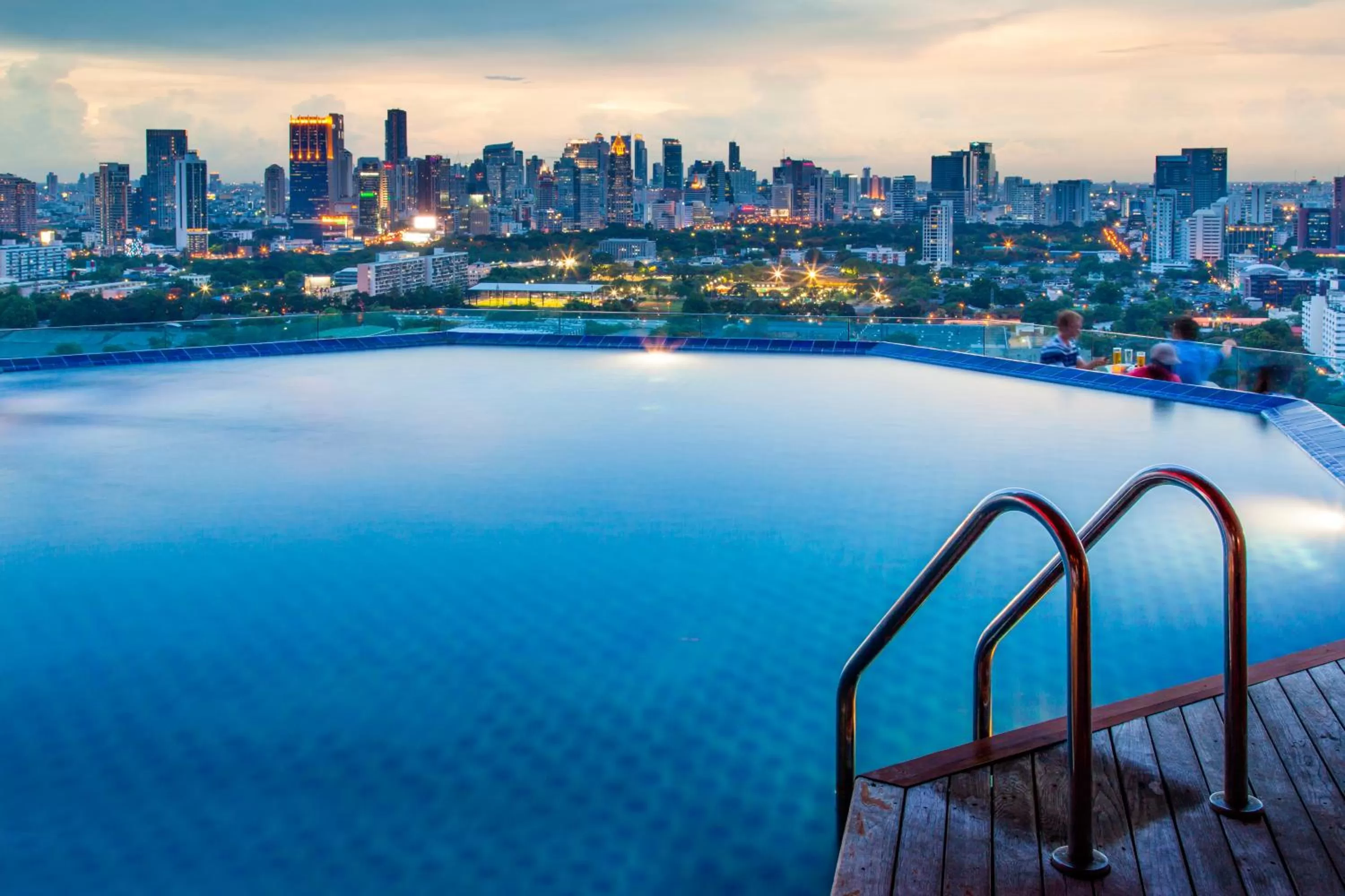 City view in Column Bangkok Hotel