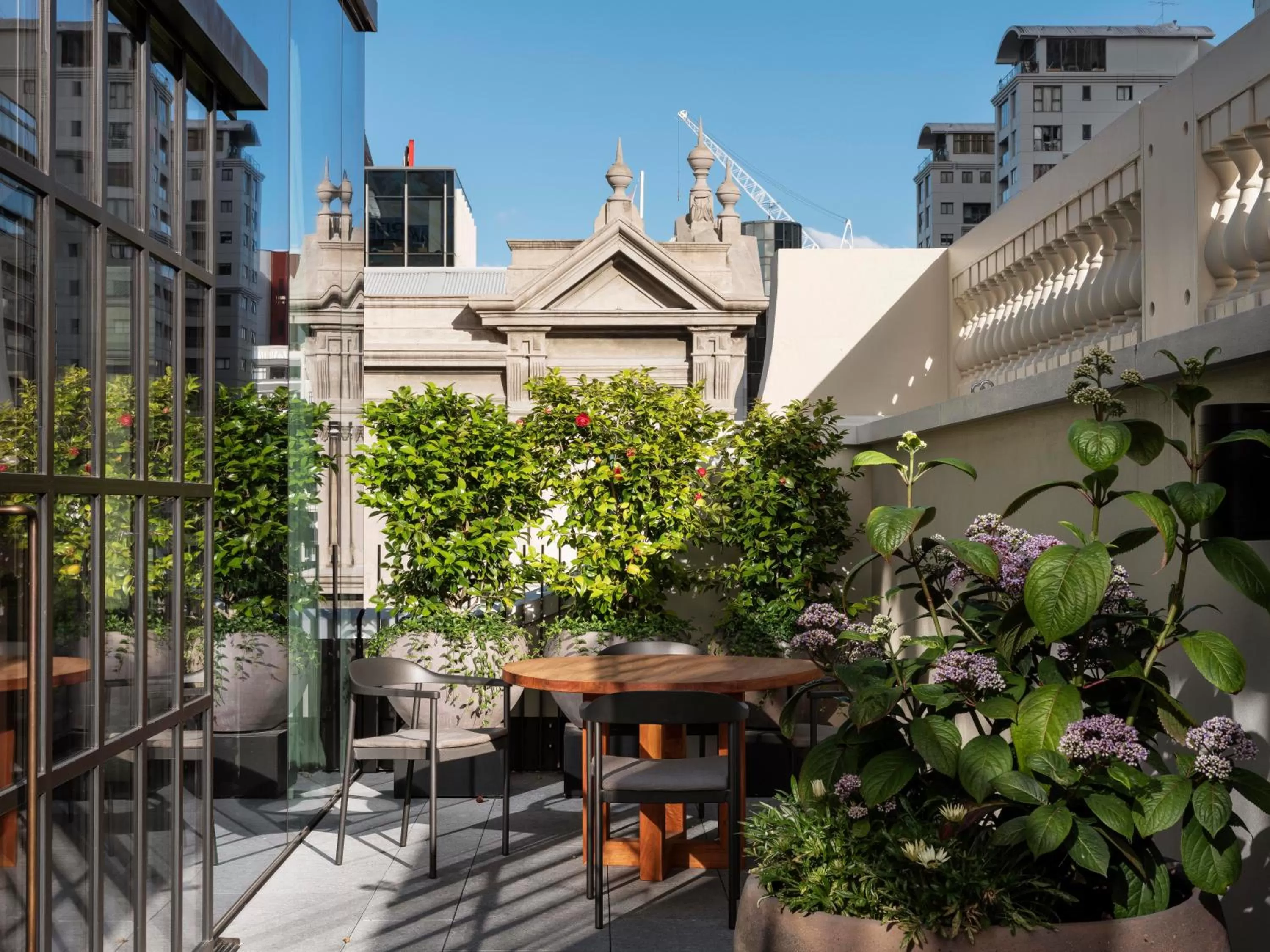 Patio in The Hotel Britomart