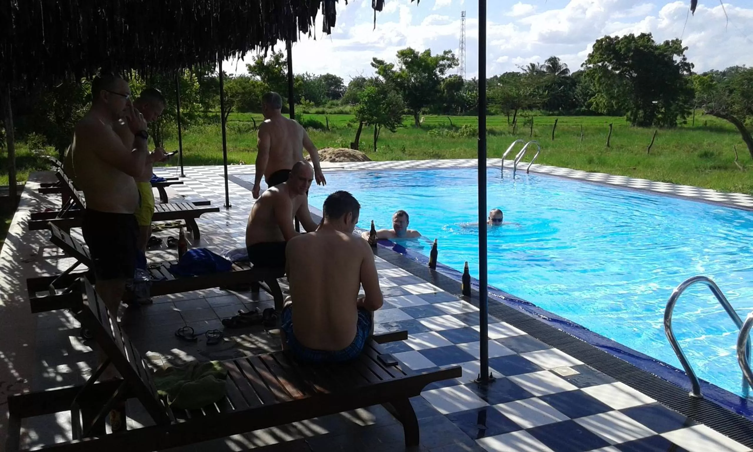 Pool view in Eco Hotel Black & White - Anuradhapura