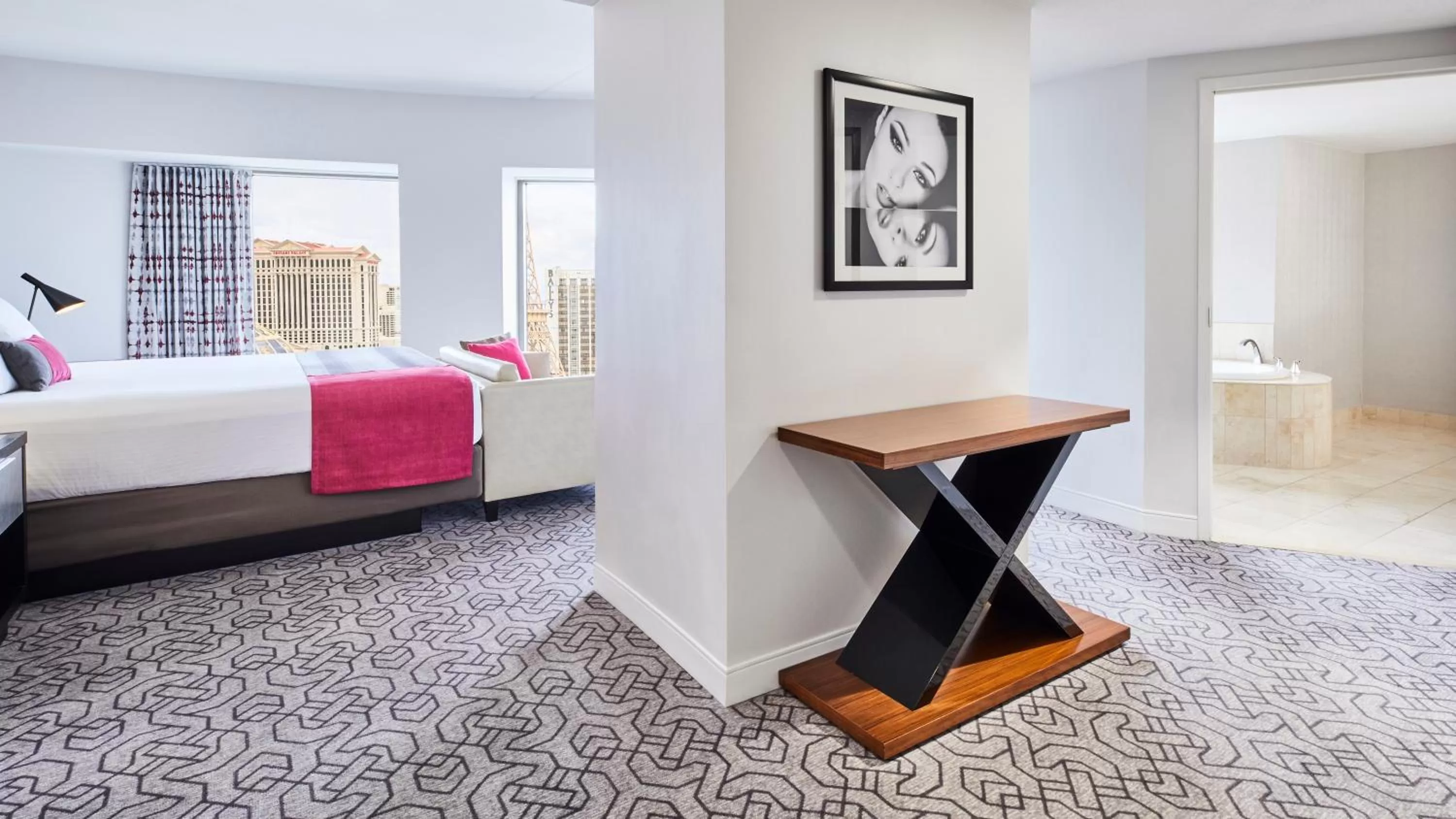 Photo of the whole room, Bed in Planet Hollywood Resort & Casino