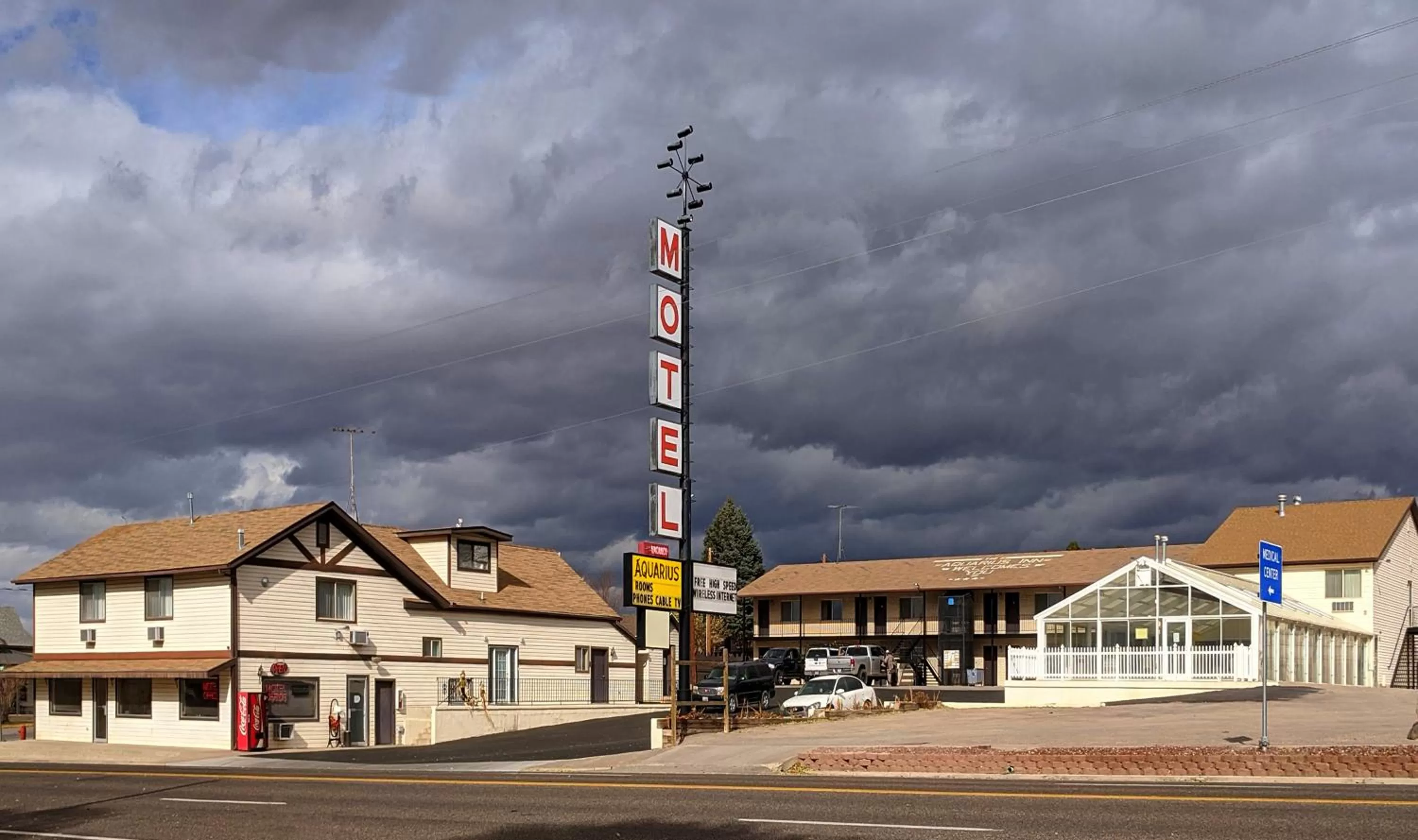 Property building in Aquarius Inn