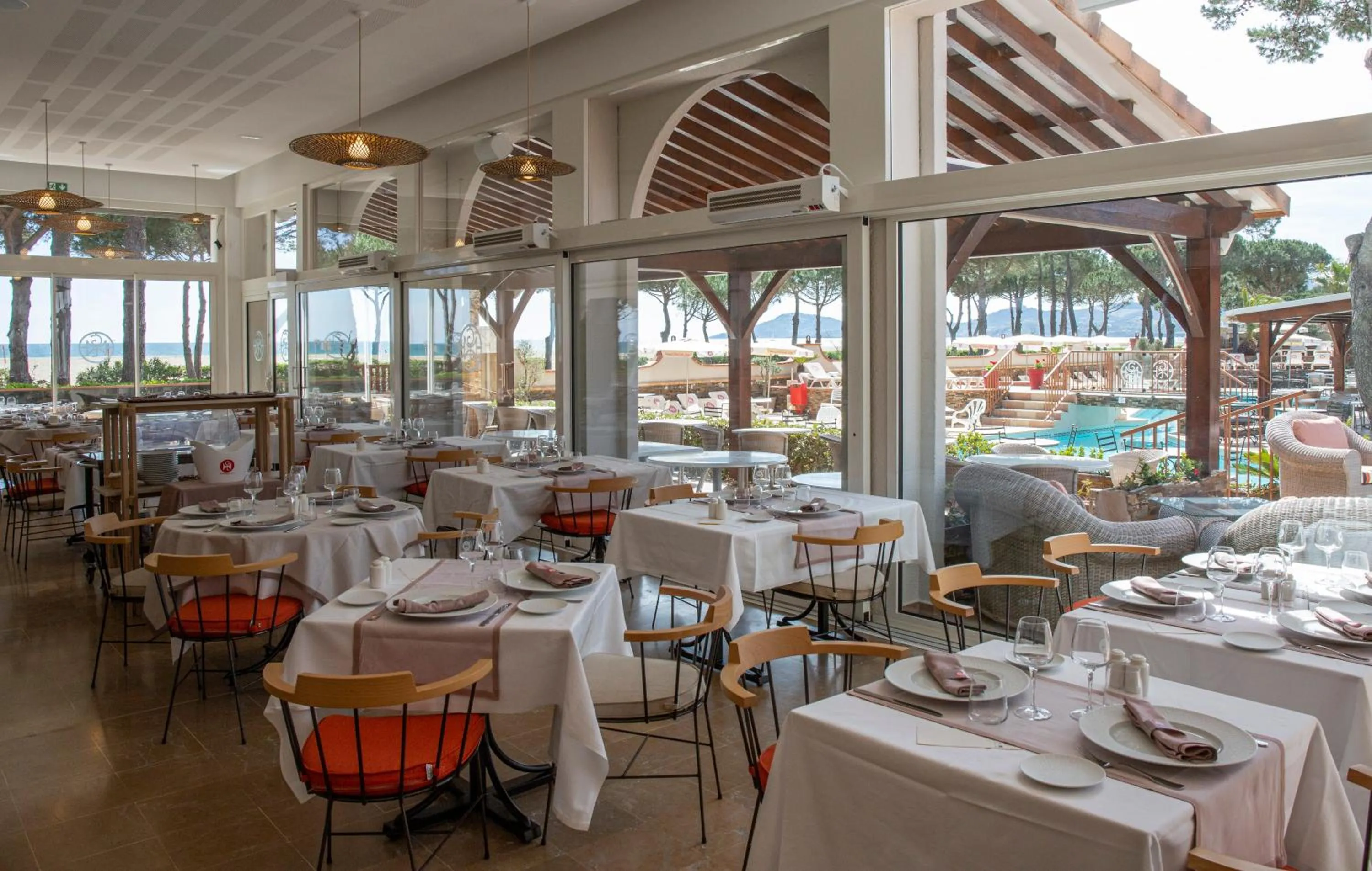 Restaurant/places to eat in Grand Hôtel Du Lido