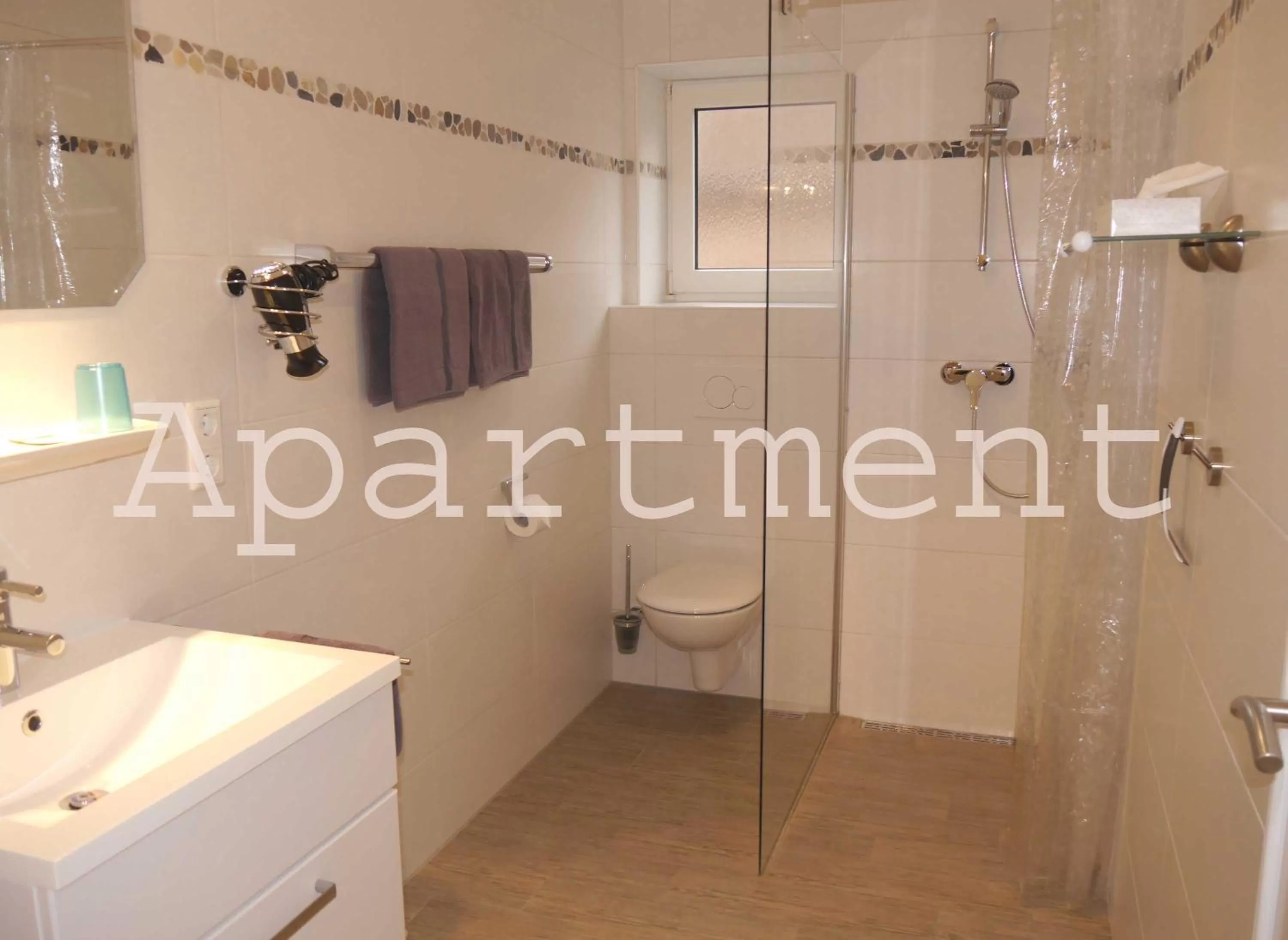 Bathroom in Duus Hotel garni