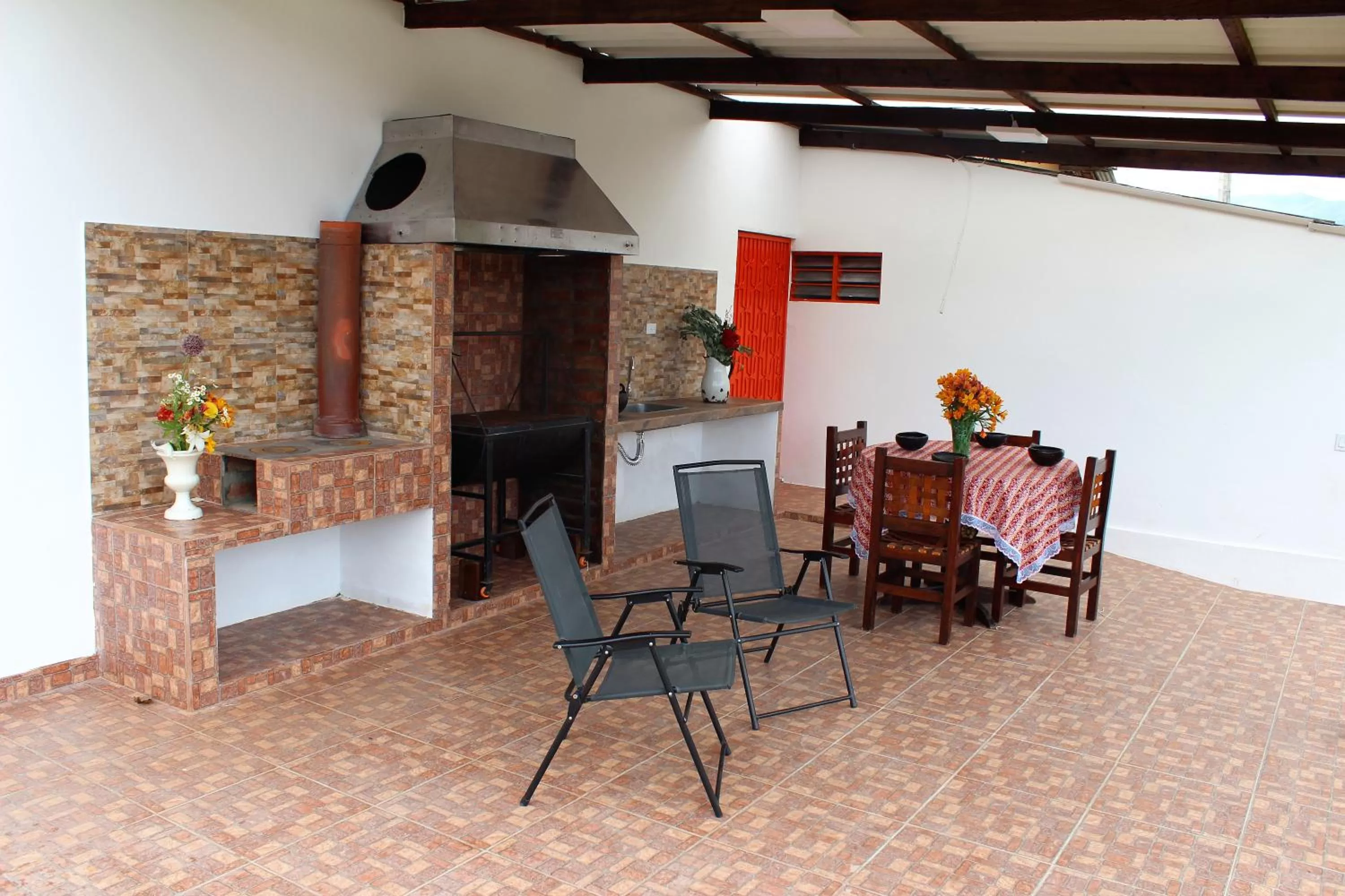 Kitchen/Kitchenette in Posada Turistica Nakku