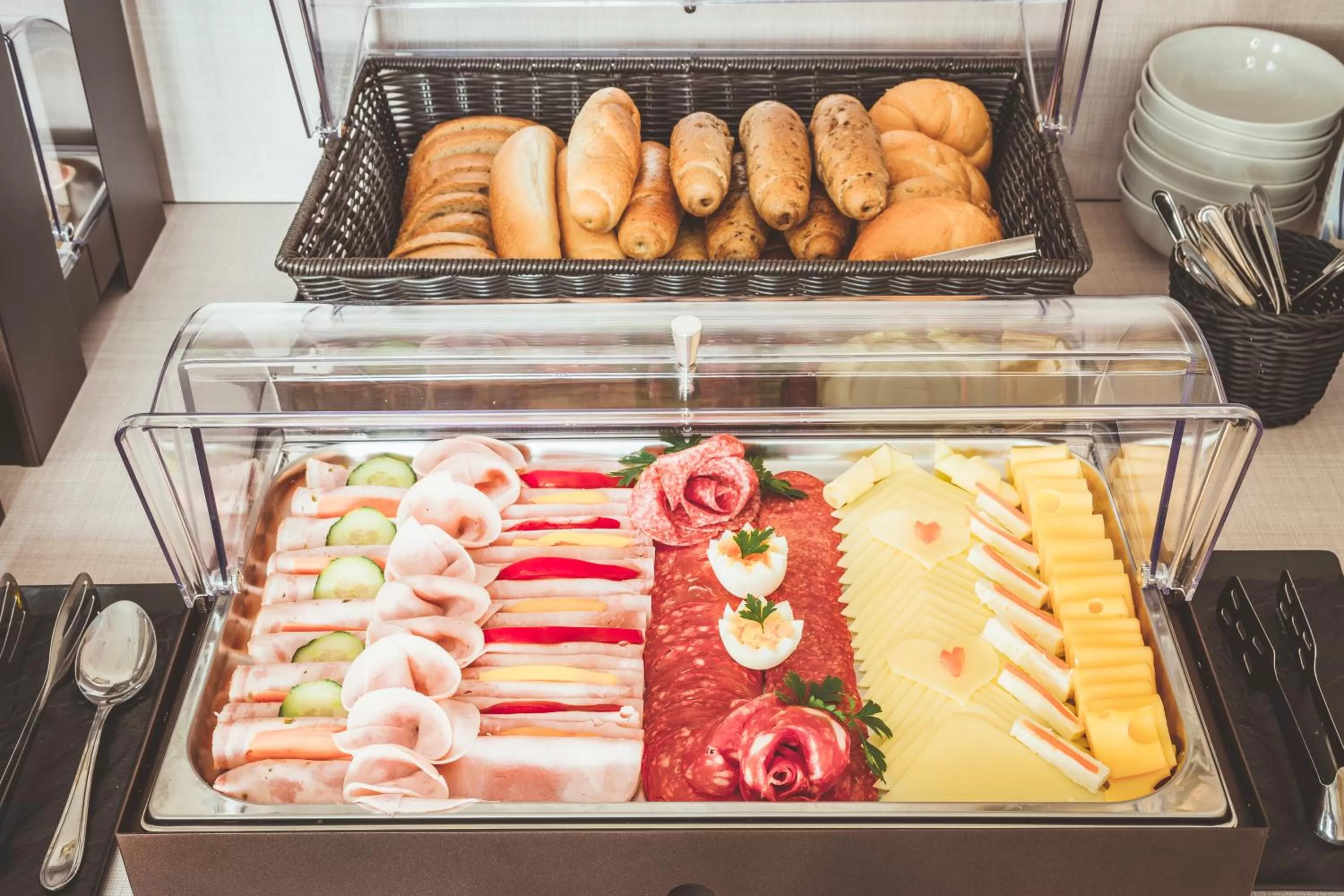 Buffet breakfast in Penzión Hradbová Old Town Residence & SPA