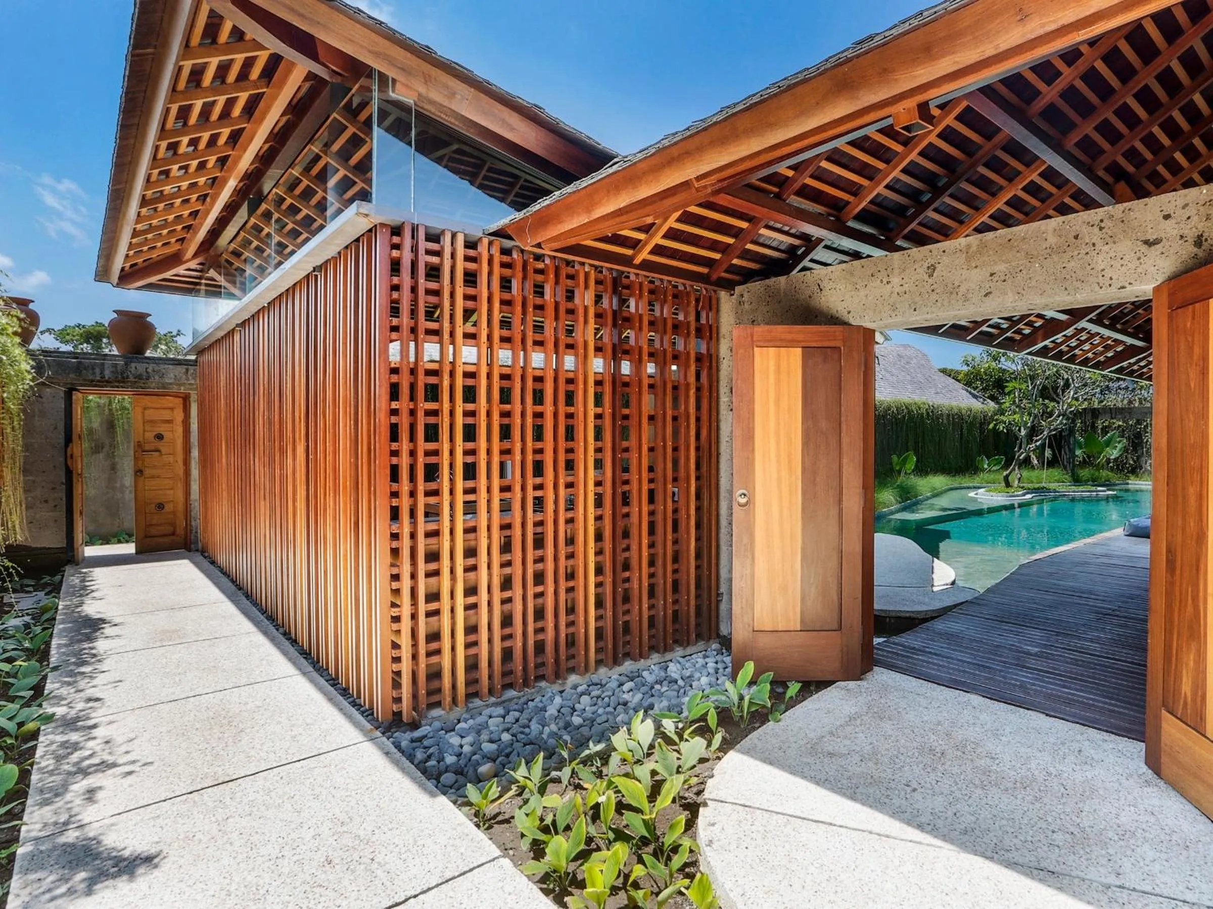 Facade/entrance in The Santai by LifestyleRetreats