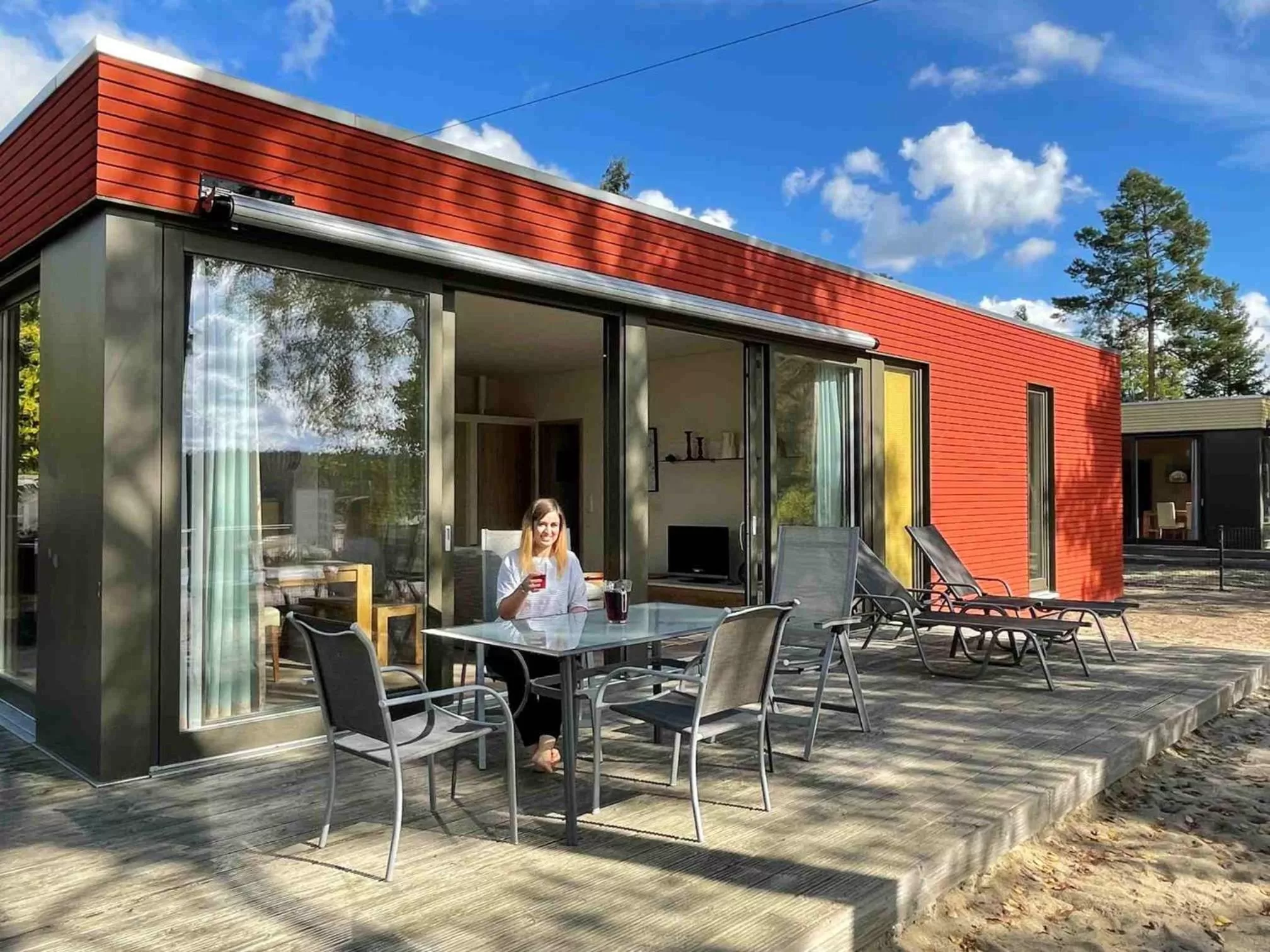 Balcony/Terrace in Bernsteinsee Hotel&Ferien