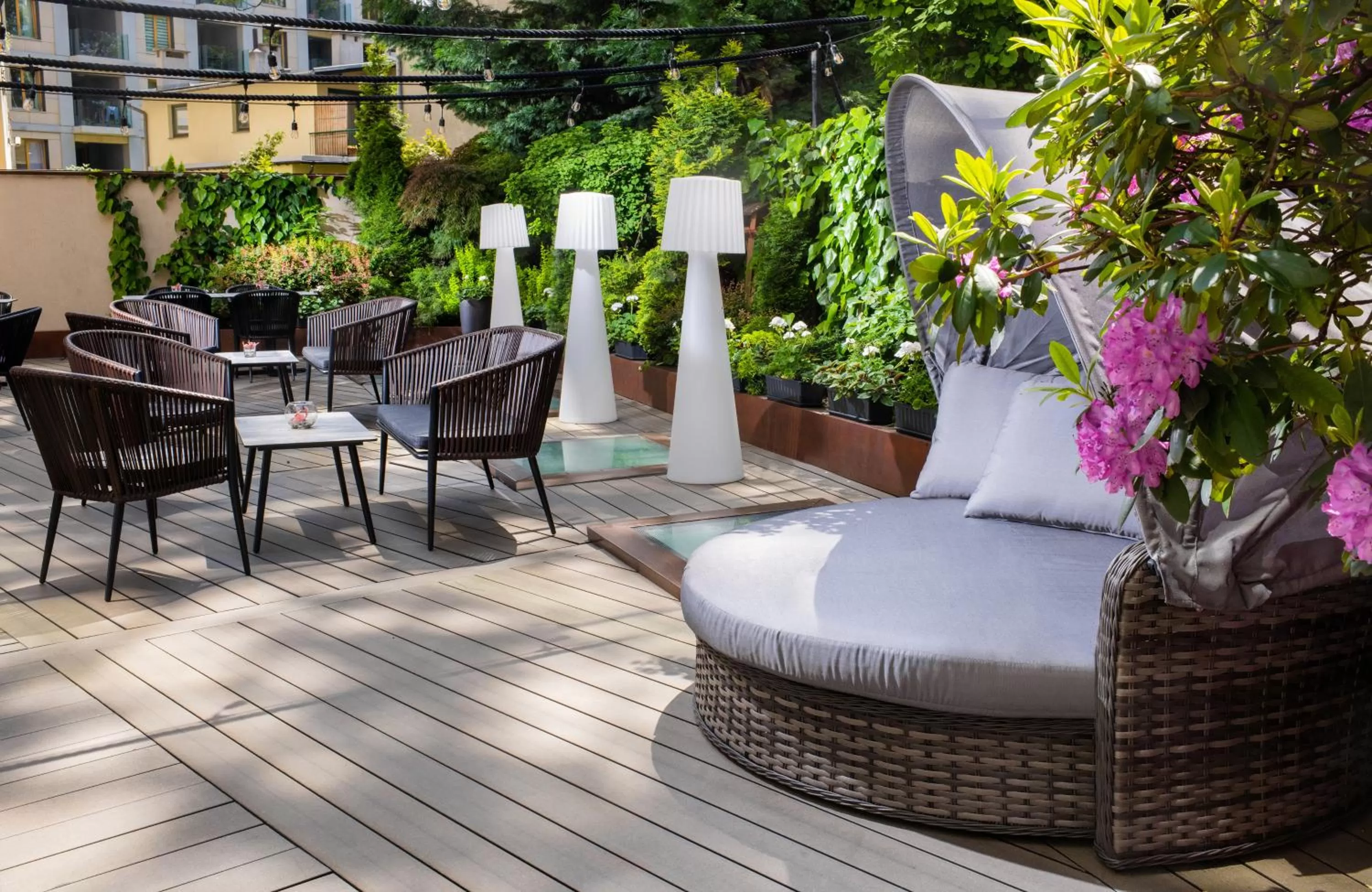 Patio in Leonardo Boutique Hotel Krakow City Center