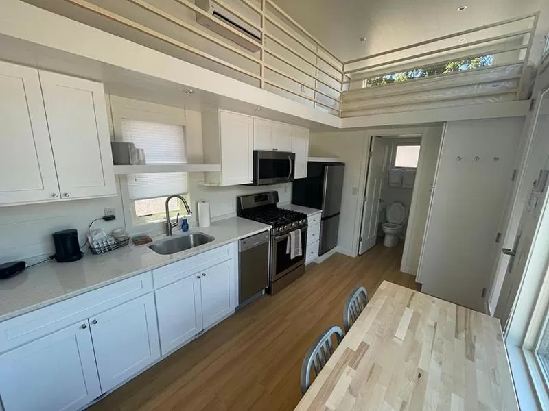 Kitchen or kitchenette in Natura Treescape Resort