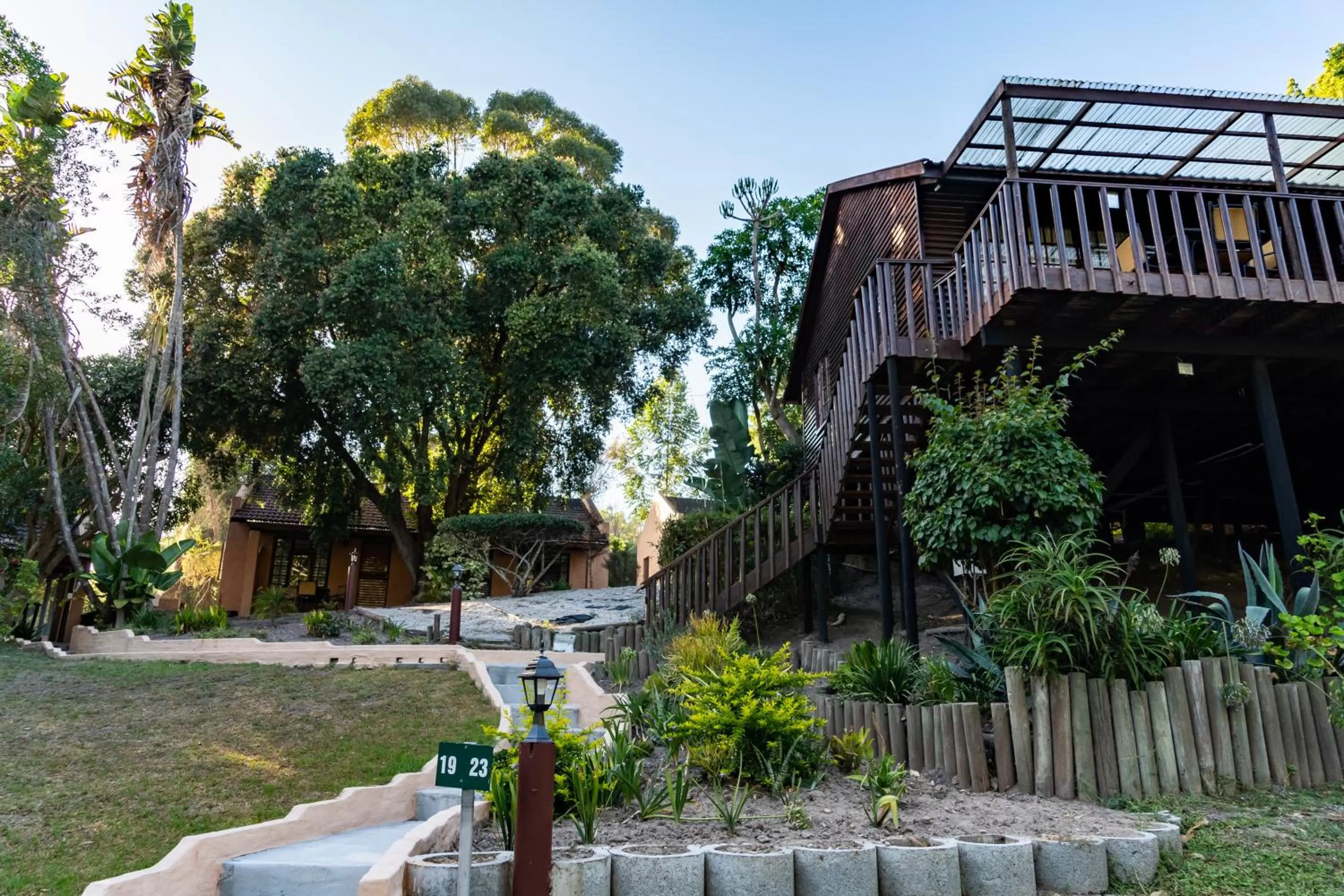 Garden in Gooderson Knysna Chalets