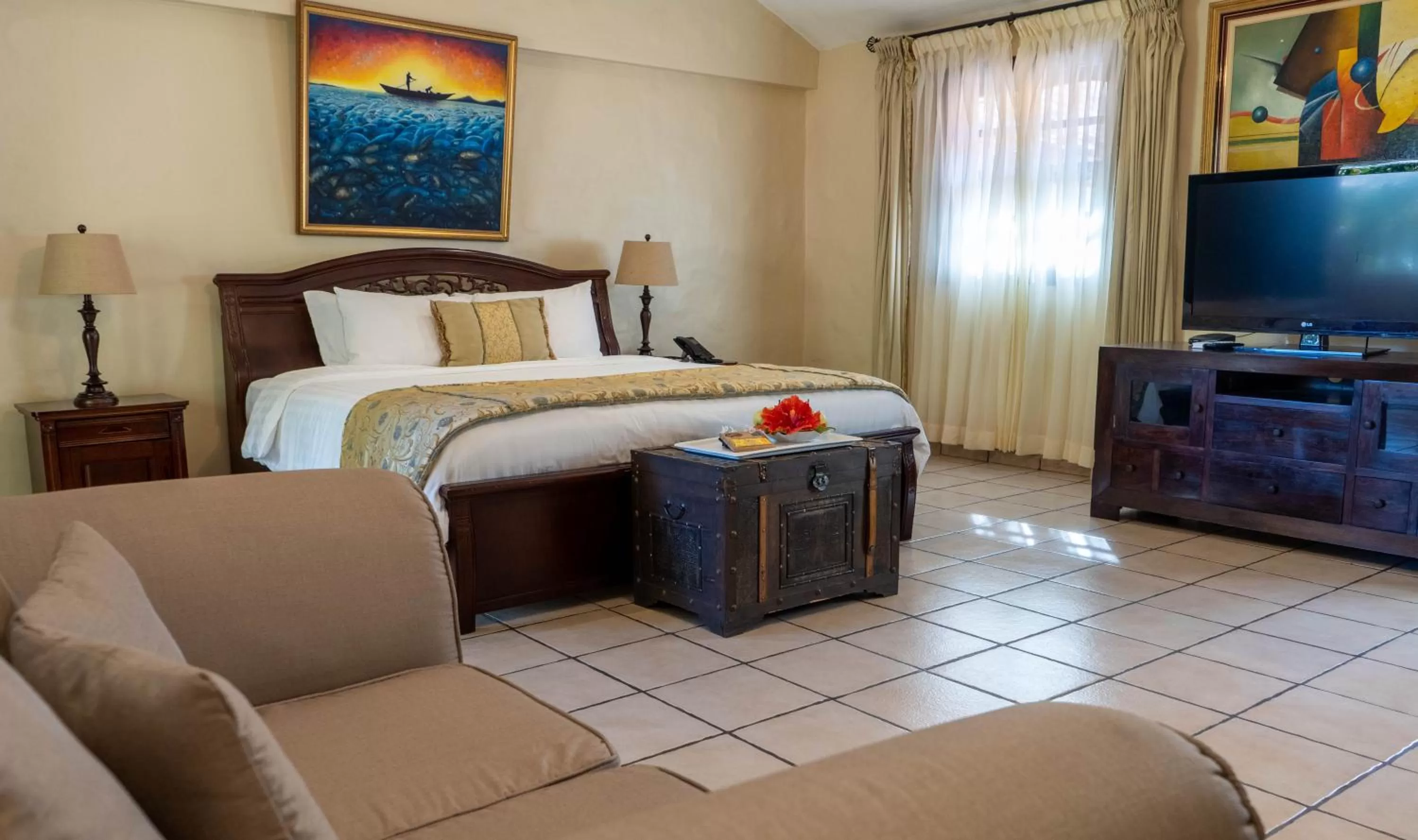 Bed in Valle Escondido Resort