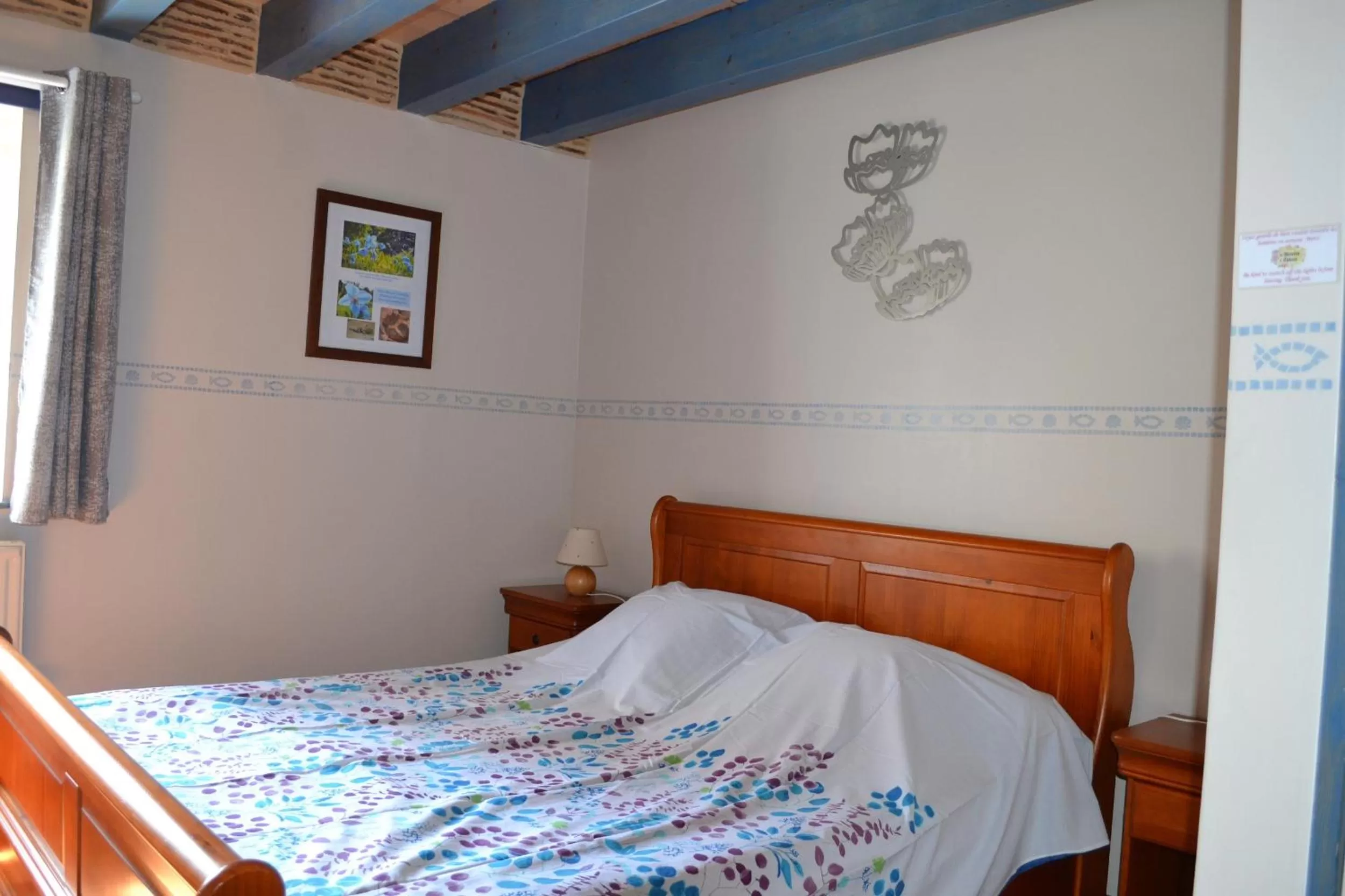 Bed in Chambres d'Hôtes Le Moulin à Epices