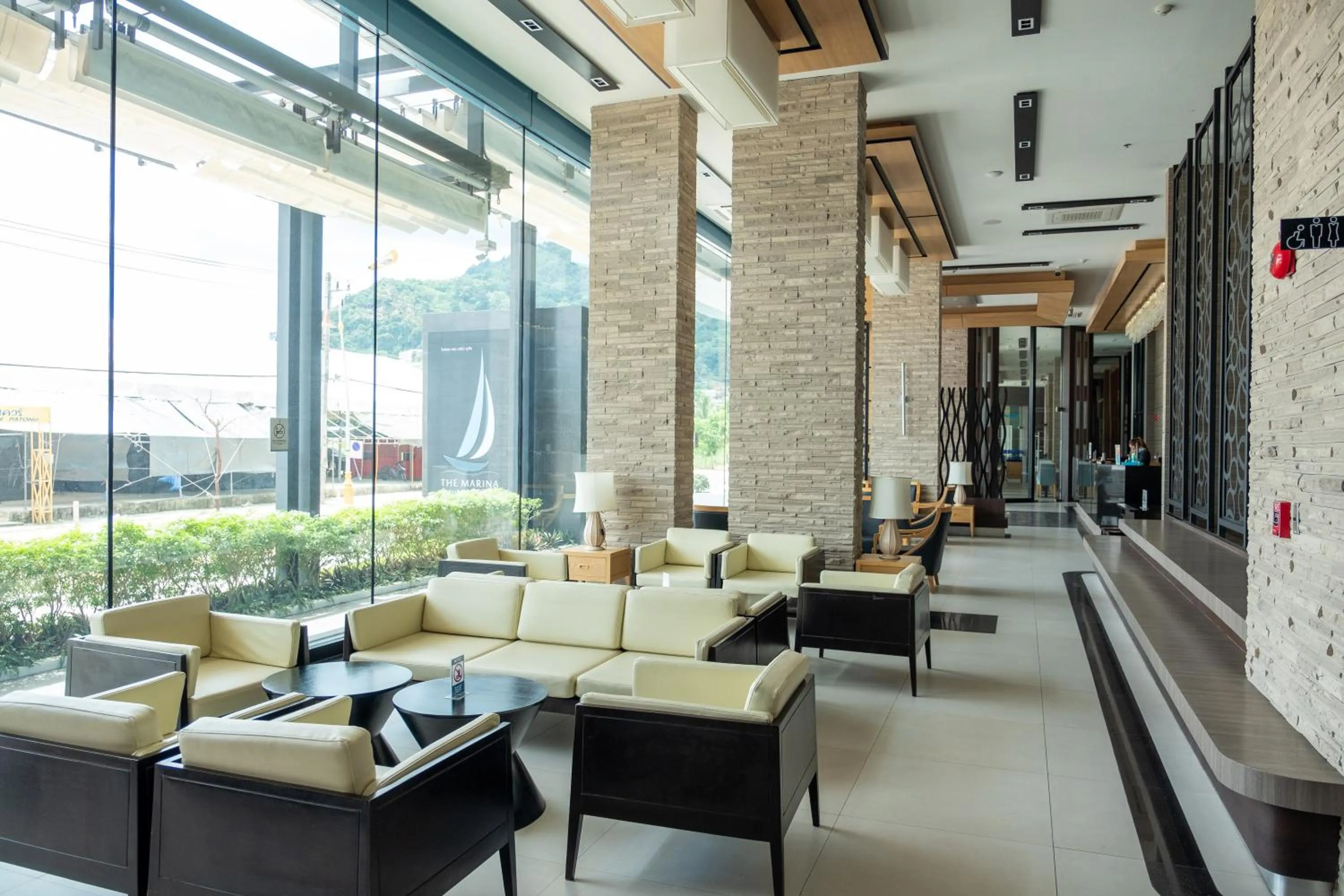 Lobby or reception in The Marina Phuket Hotel
