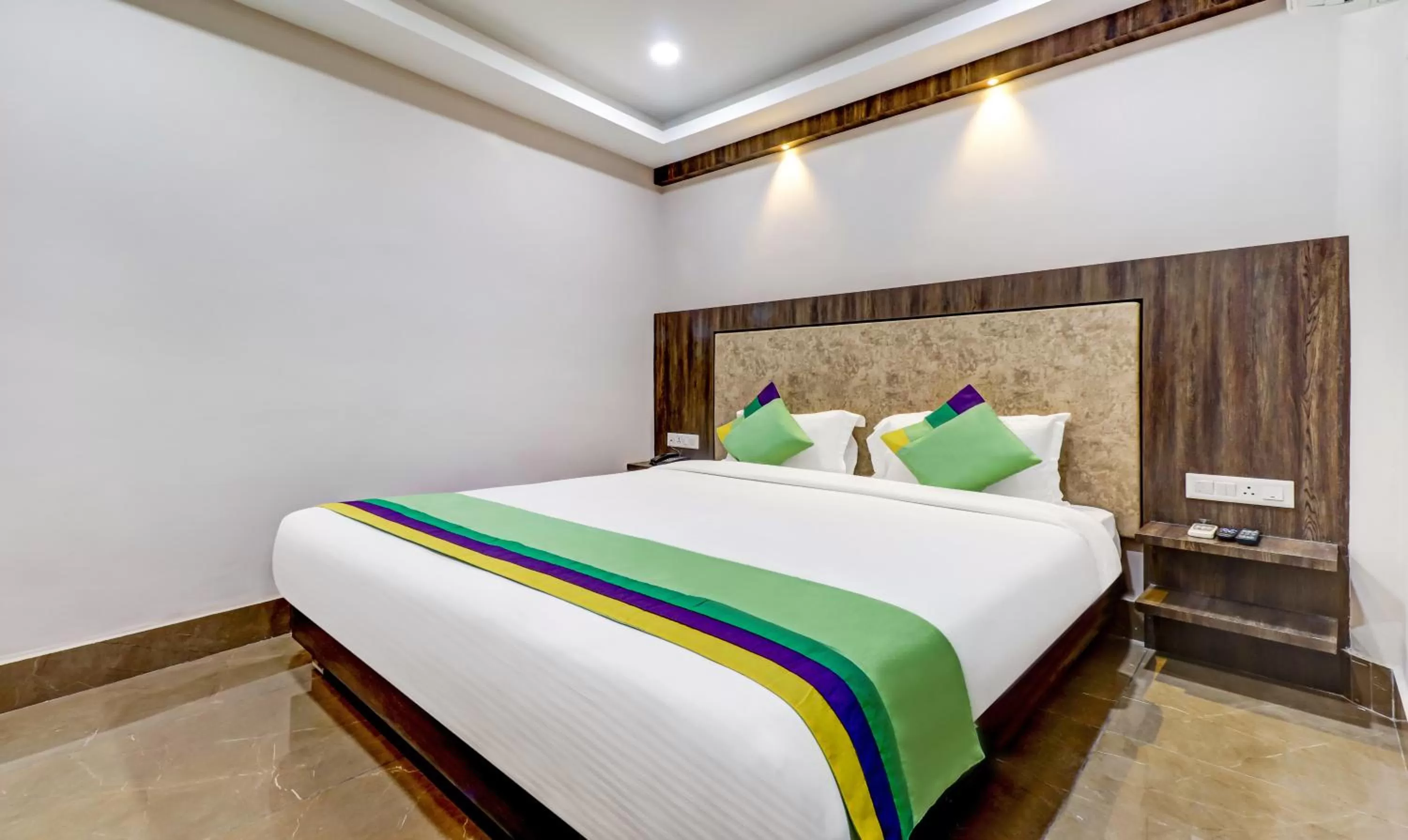 Bed in Hotel Bikalal, Bikaner