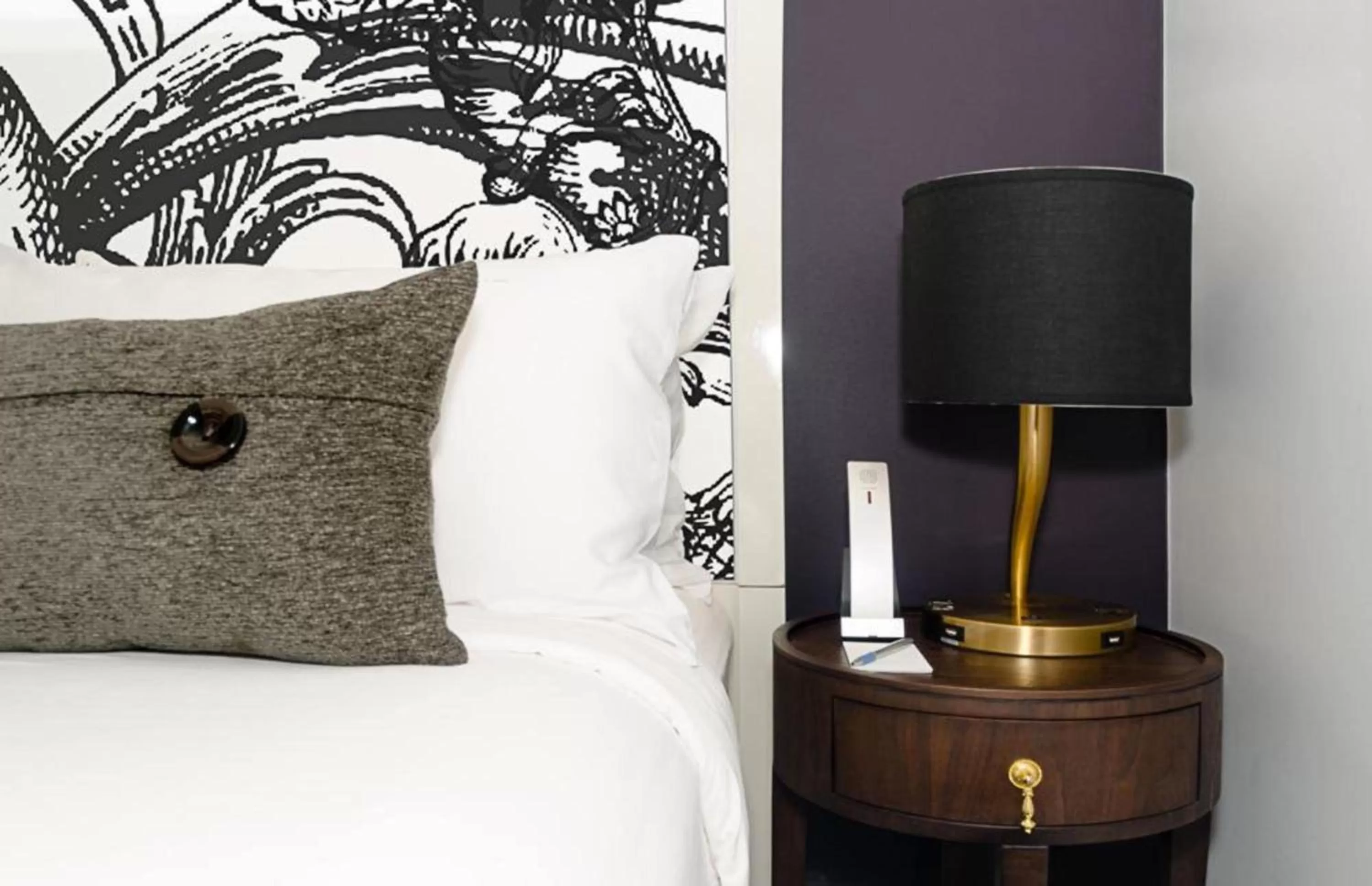 Bed in Hotel Vinache