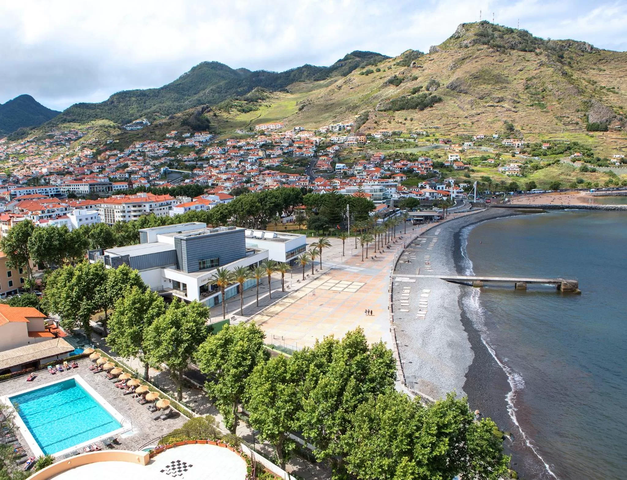 Beach in Dom Pedro Madeira