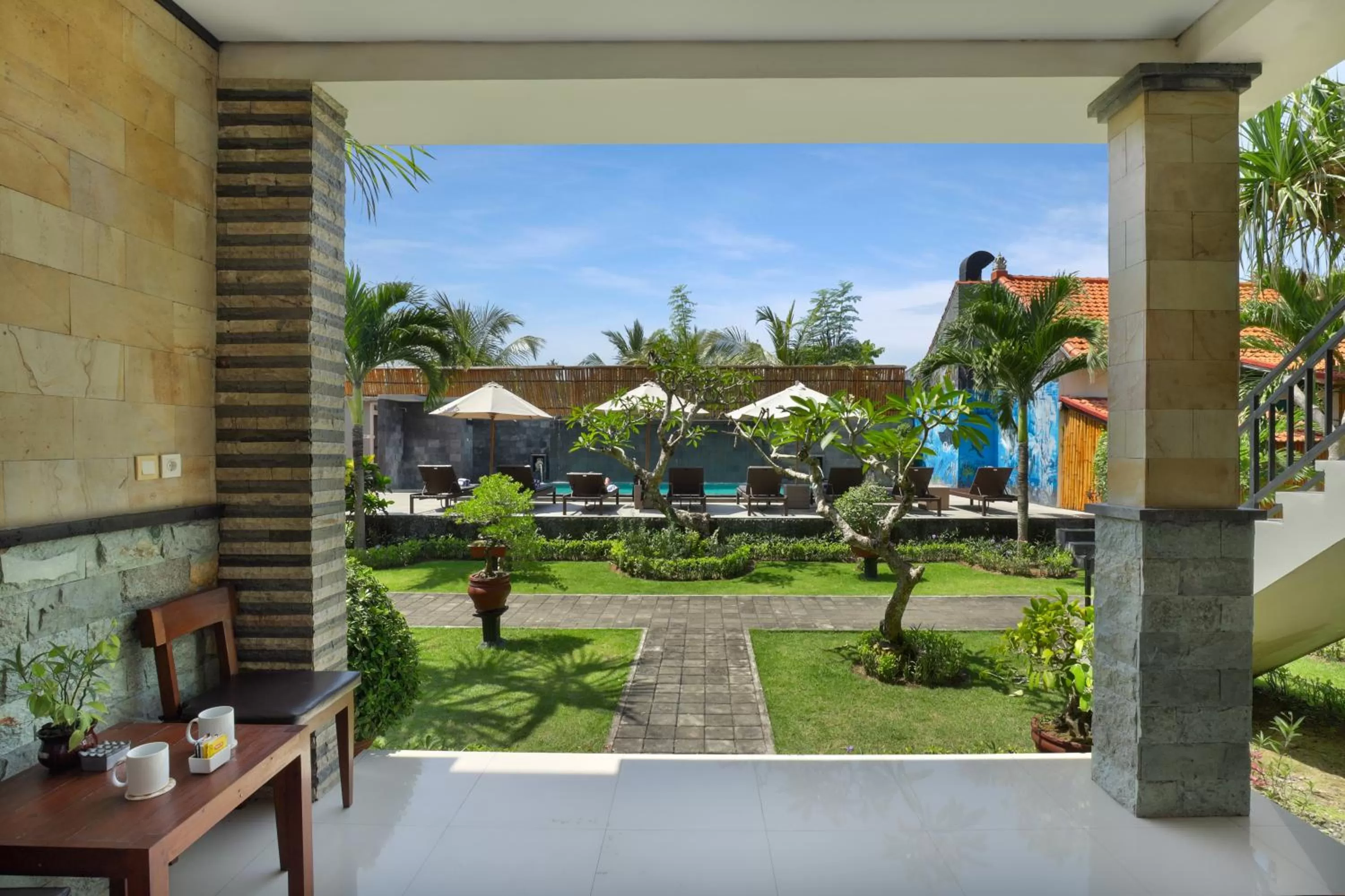 Balcony/Terrace in Hotel Arsa Santhi Nusa Penida