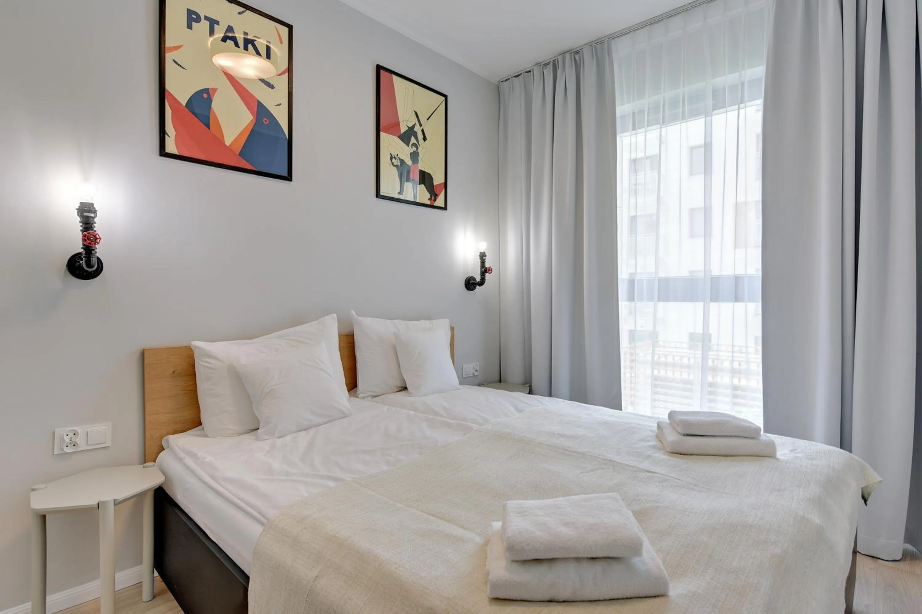 Bedroom, Bed in GRANO APARTMENTS Gdańsk Motława SPA & Wellness