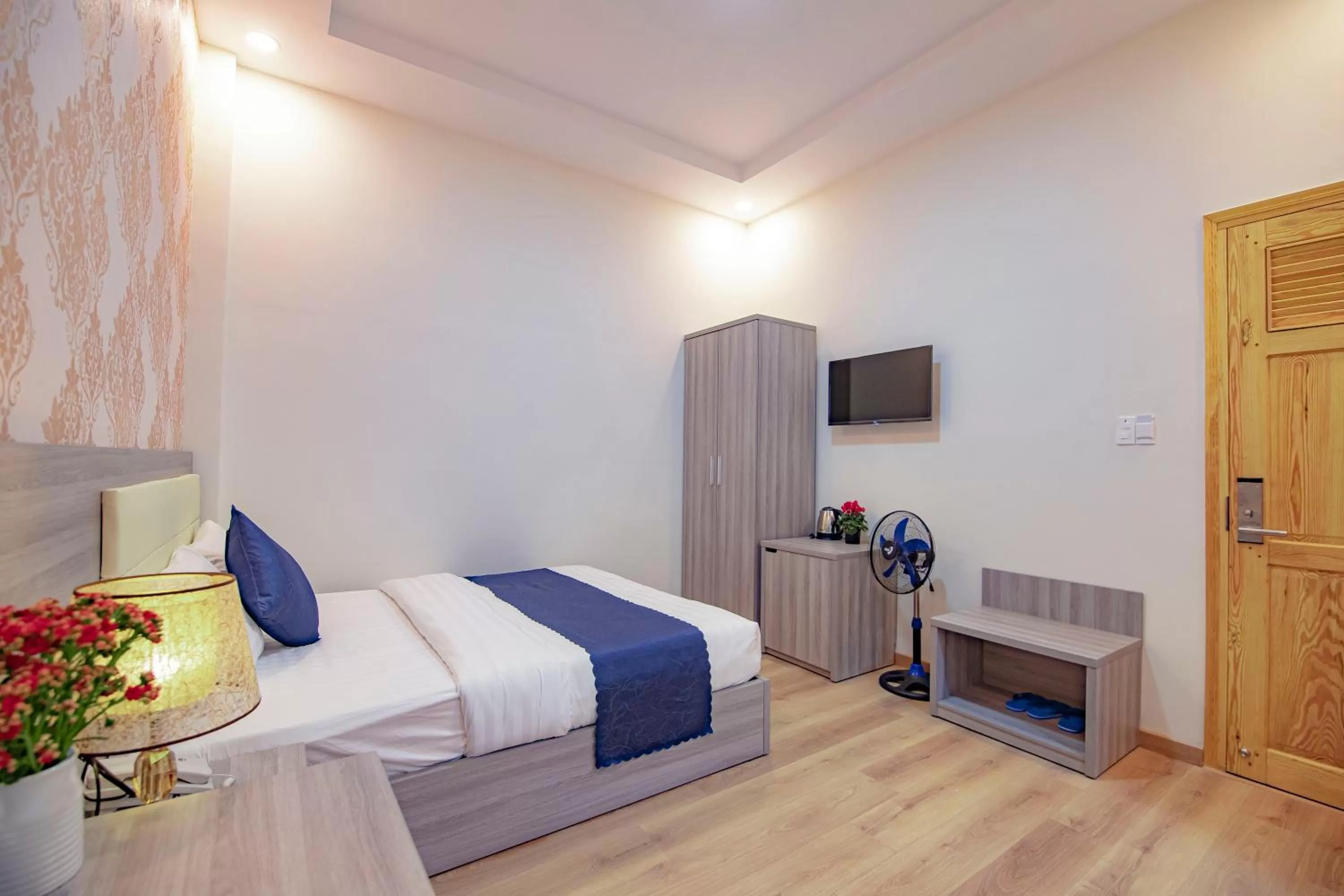 Bed in Khanh Uyen 1 Hotel