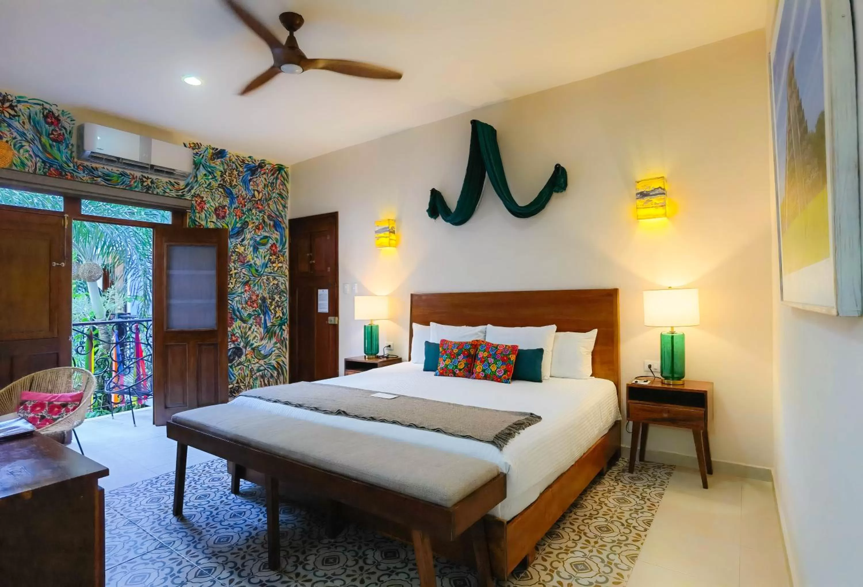 Bed in Le Muuch Hotel Boutique